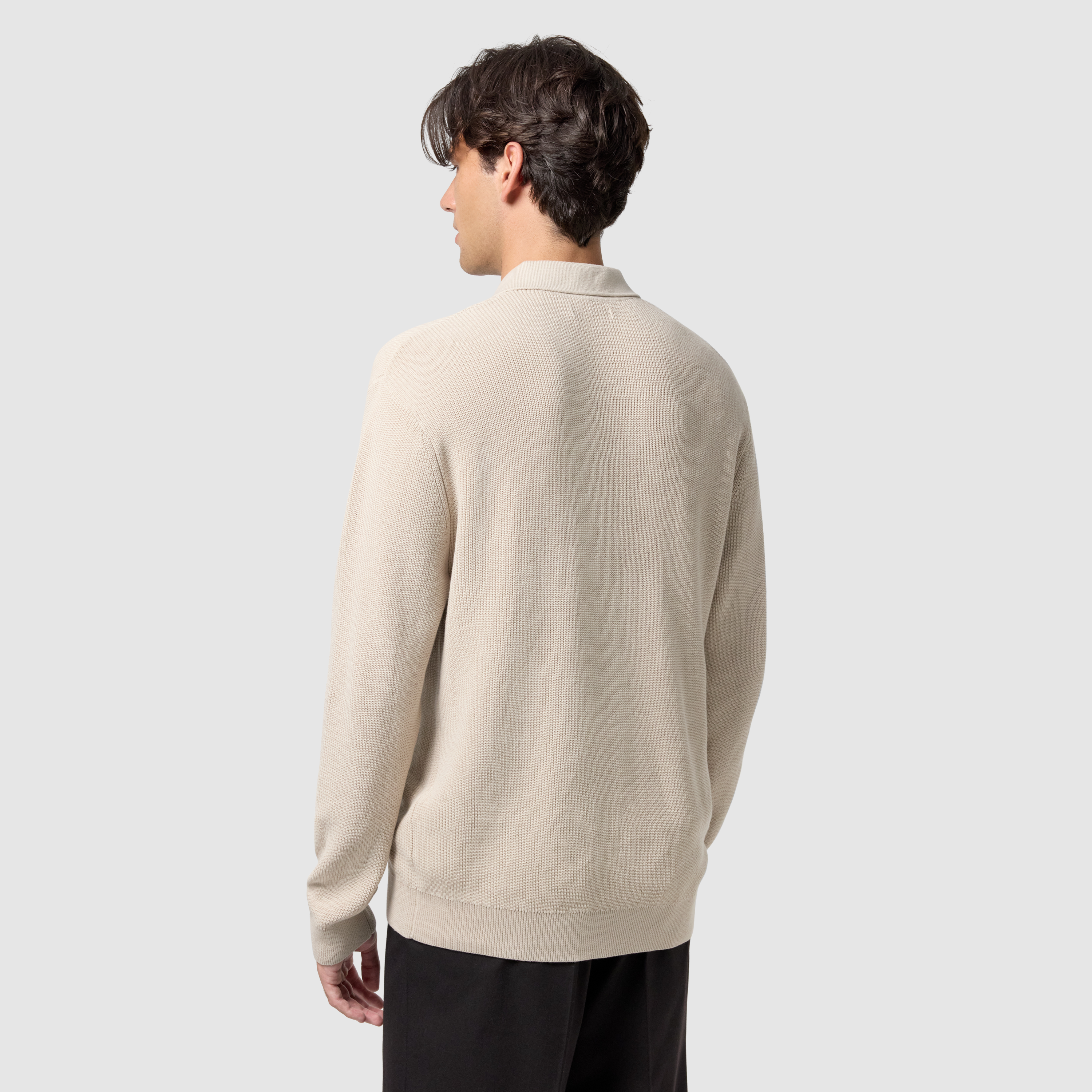 Stone Ryker Cotton Relaxed Knit Polo