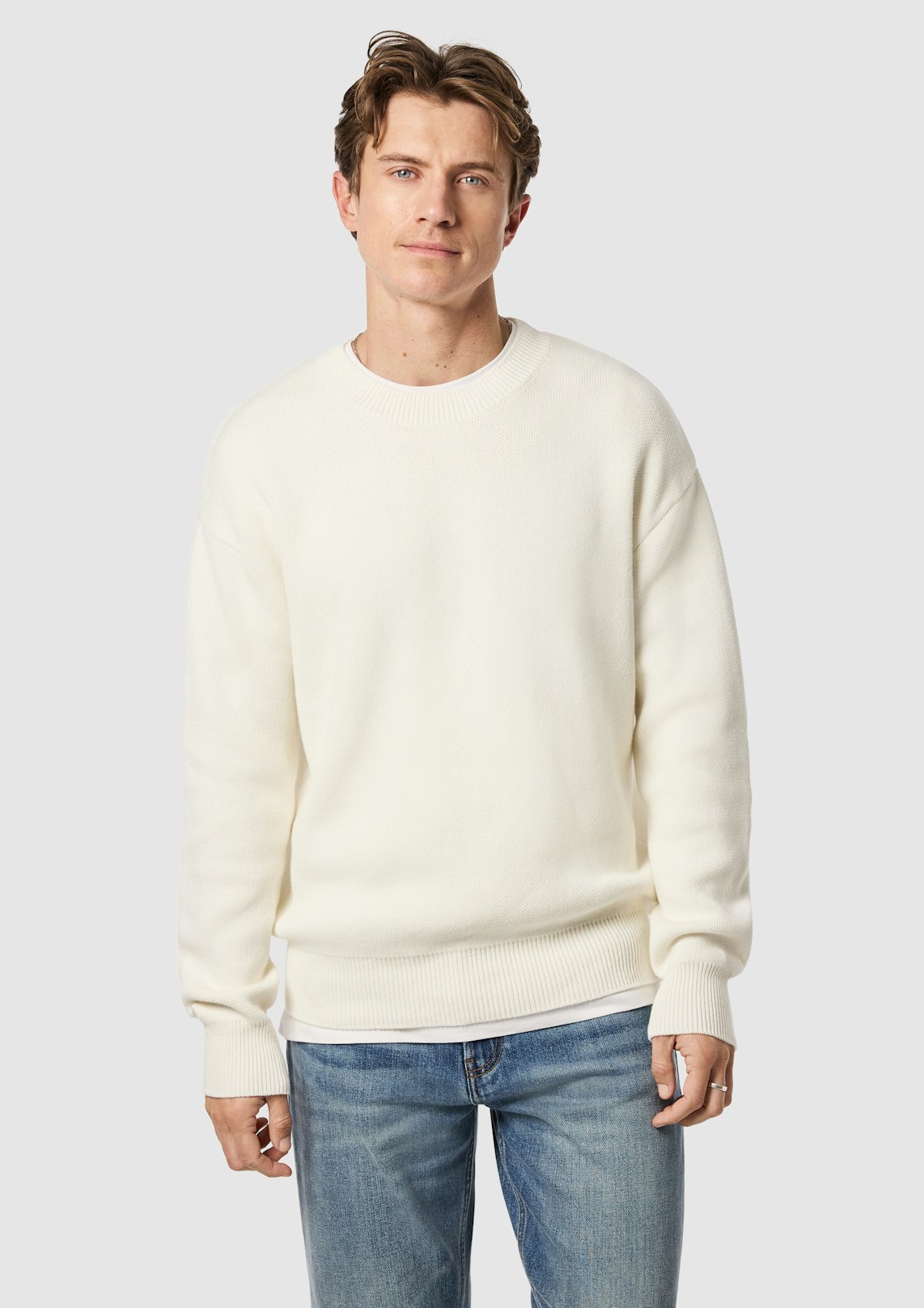 Sander Cotton Blend Boxy Knit