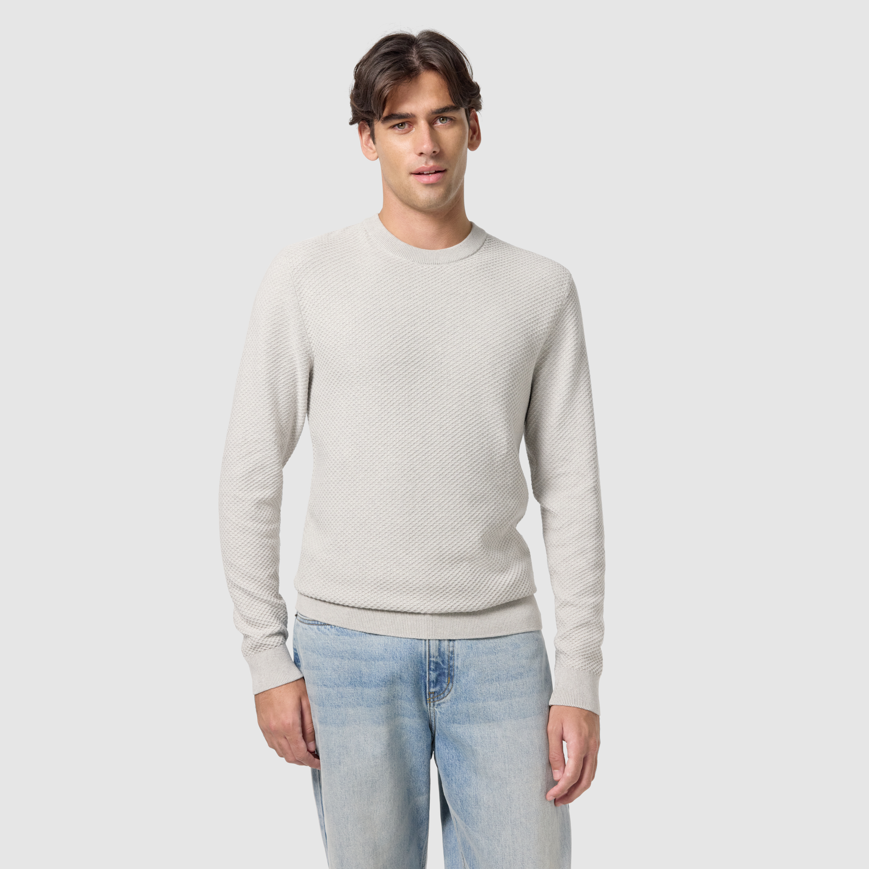 Latham Cotton Crew Neck Knit