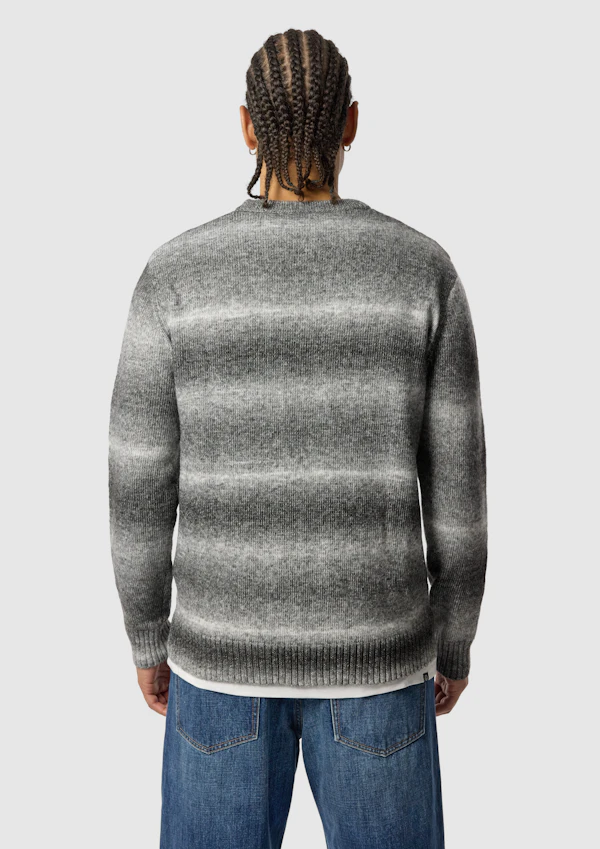 Charcoal Oden Crew Neck Knit