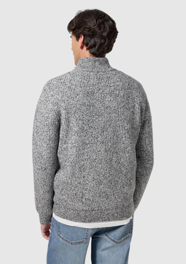Grey Nielsen Quarter Zip Knit