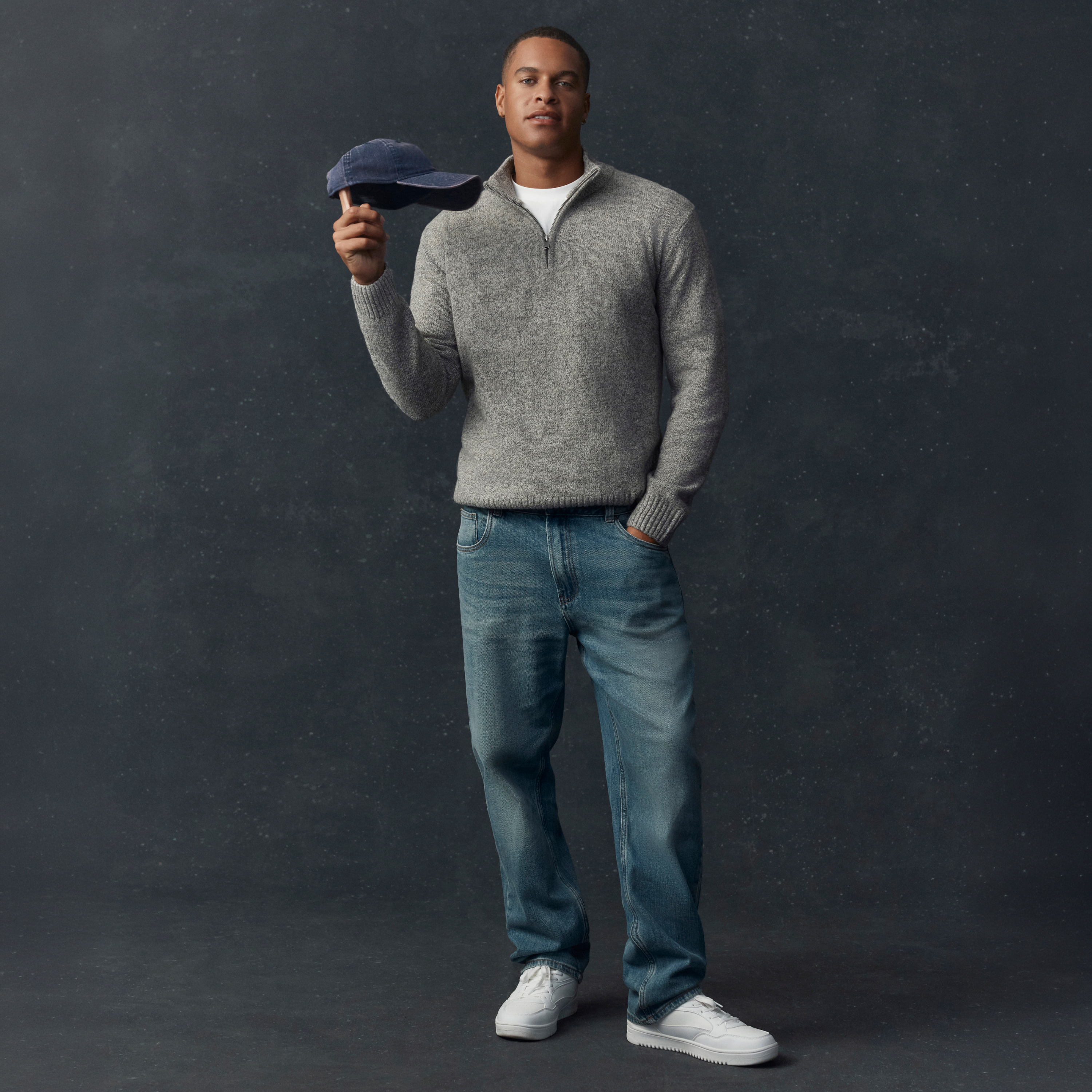 Baffins Quarter Zip Knit