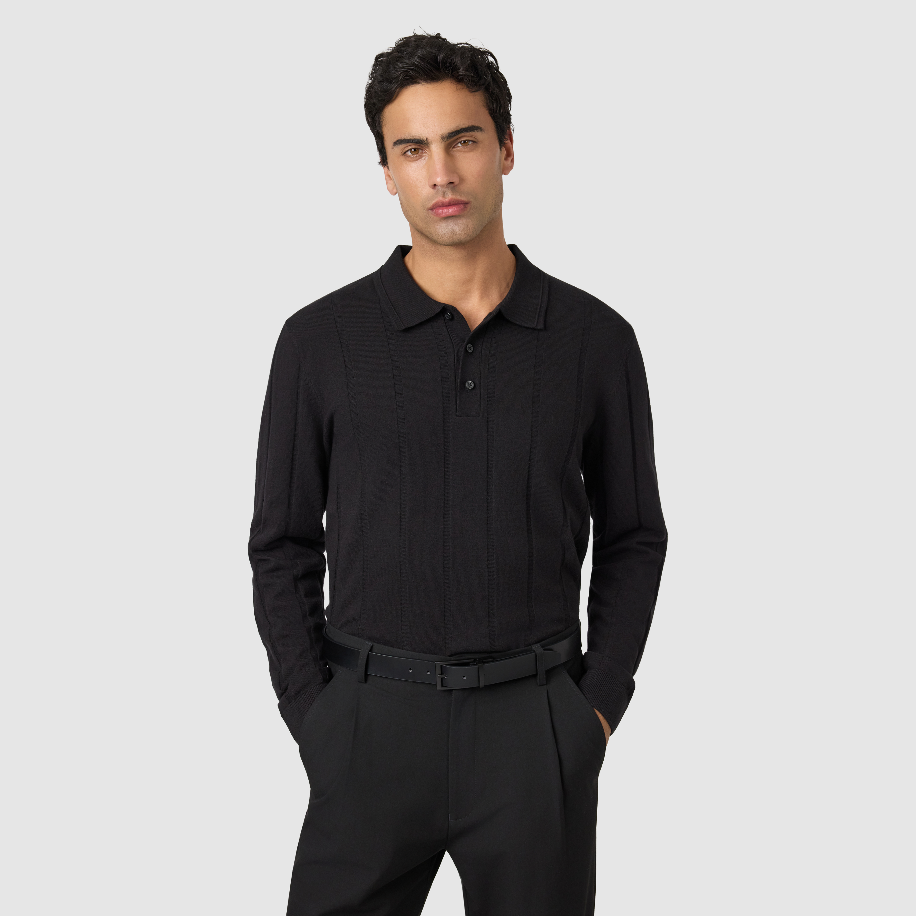 Jarvis Ls Knit Polo