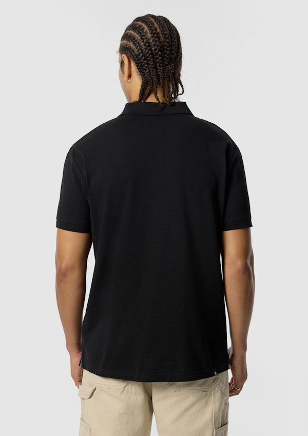 Black Duffy Cotton Blend Polo Shirt