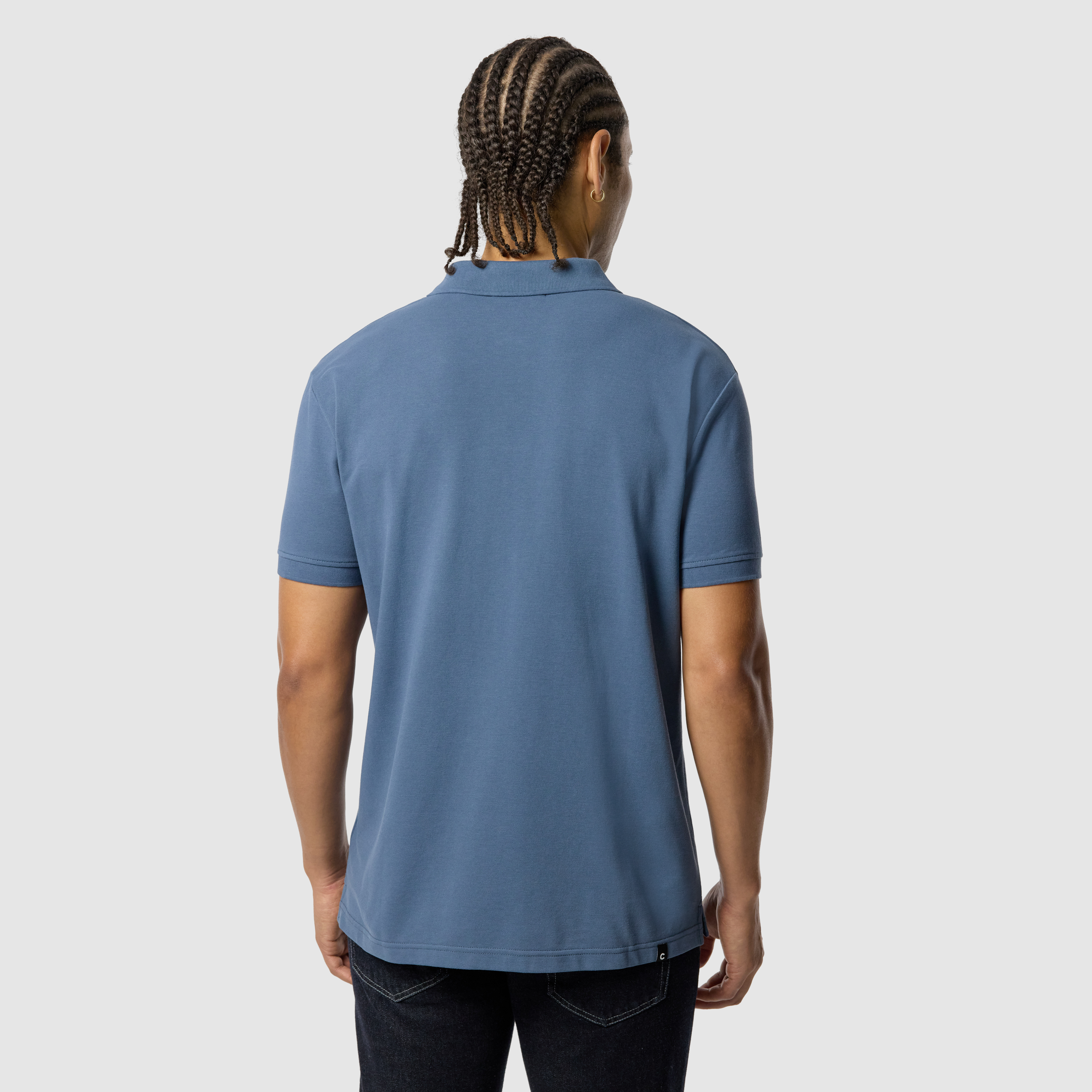 Blue Duffy Cotton Blend Polo Shirt