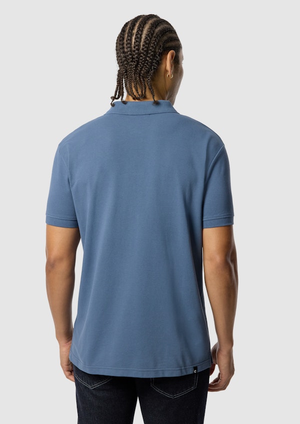Blue Duffy Cotton Blend Polo Shirt