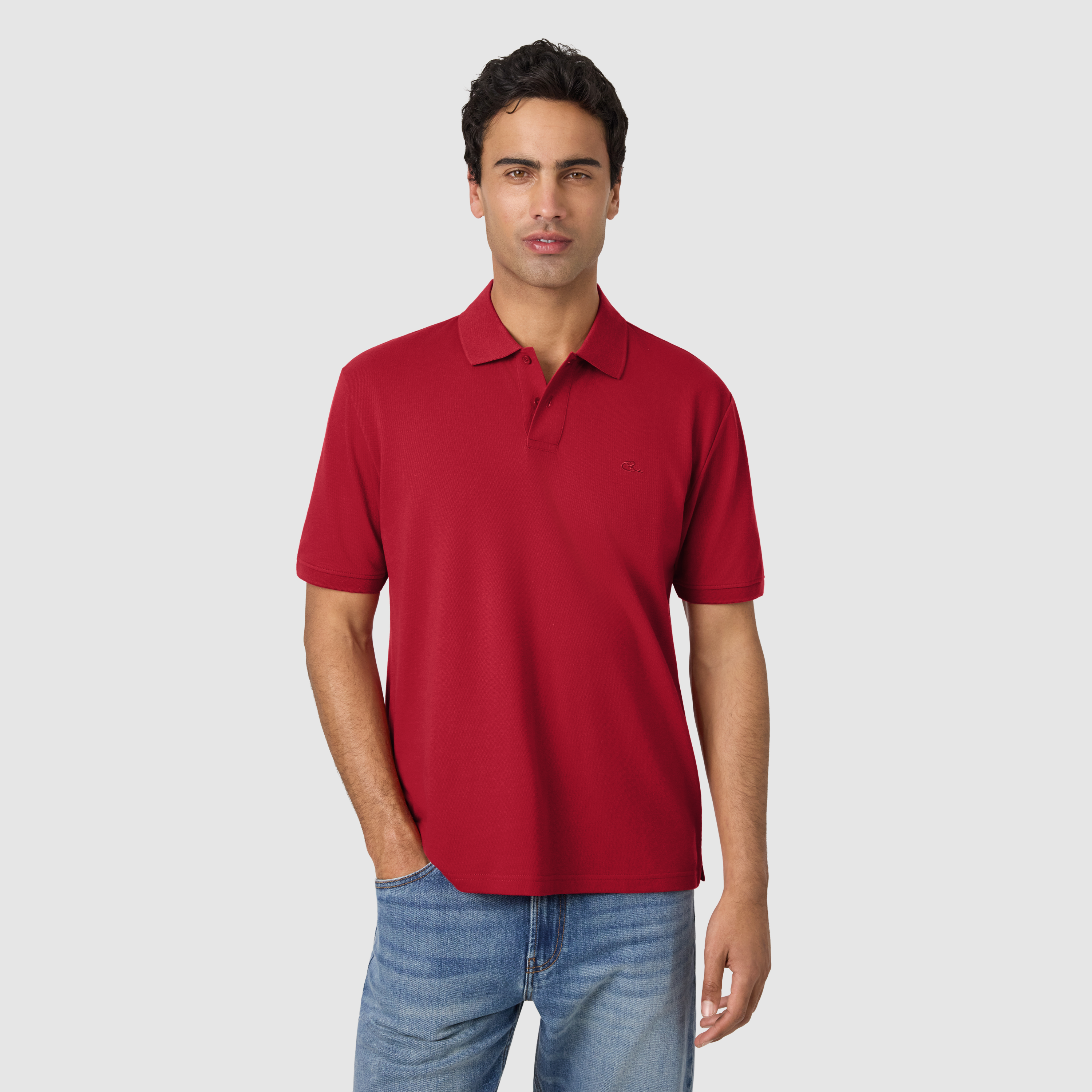Duffy Cotton Blend Polo Shirt
