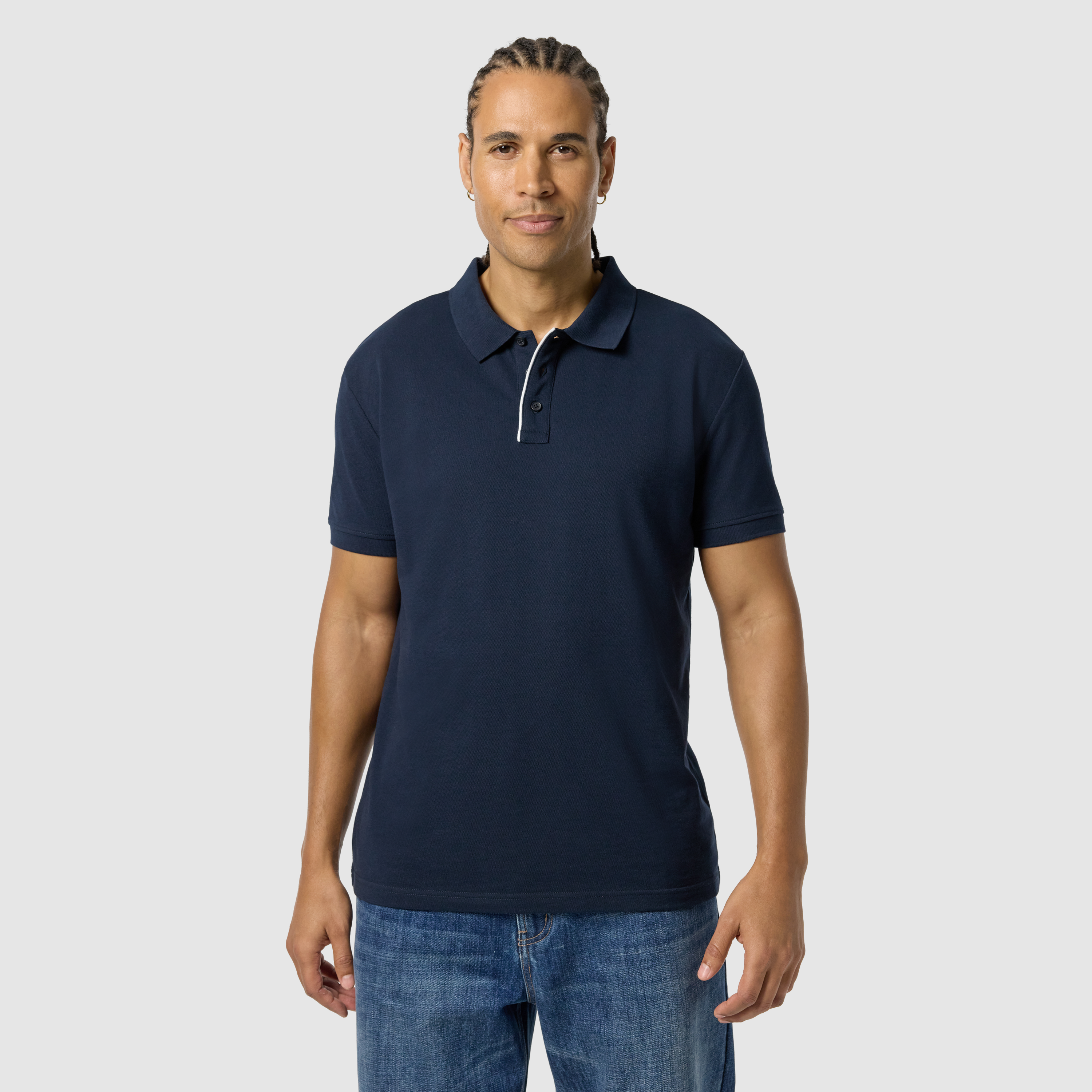 Mitchell Cotton Blend Polo Shirt