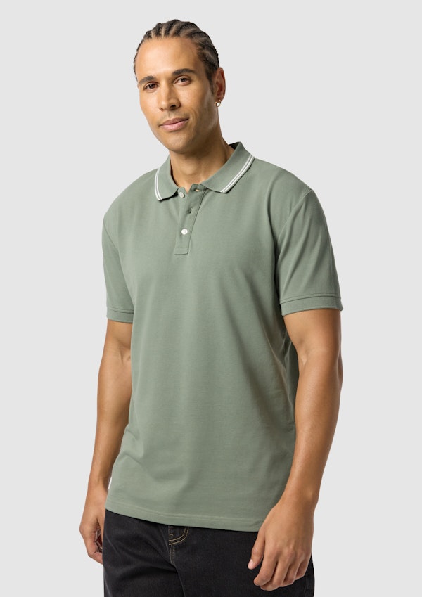 Green Hogan Cotton Blend Polo Shirt