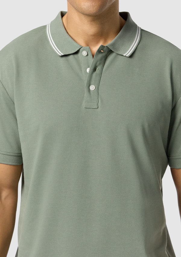 Green Hogan Cotton Blend Polo Shirt
