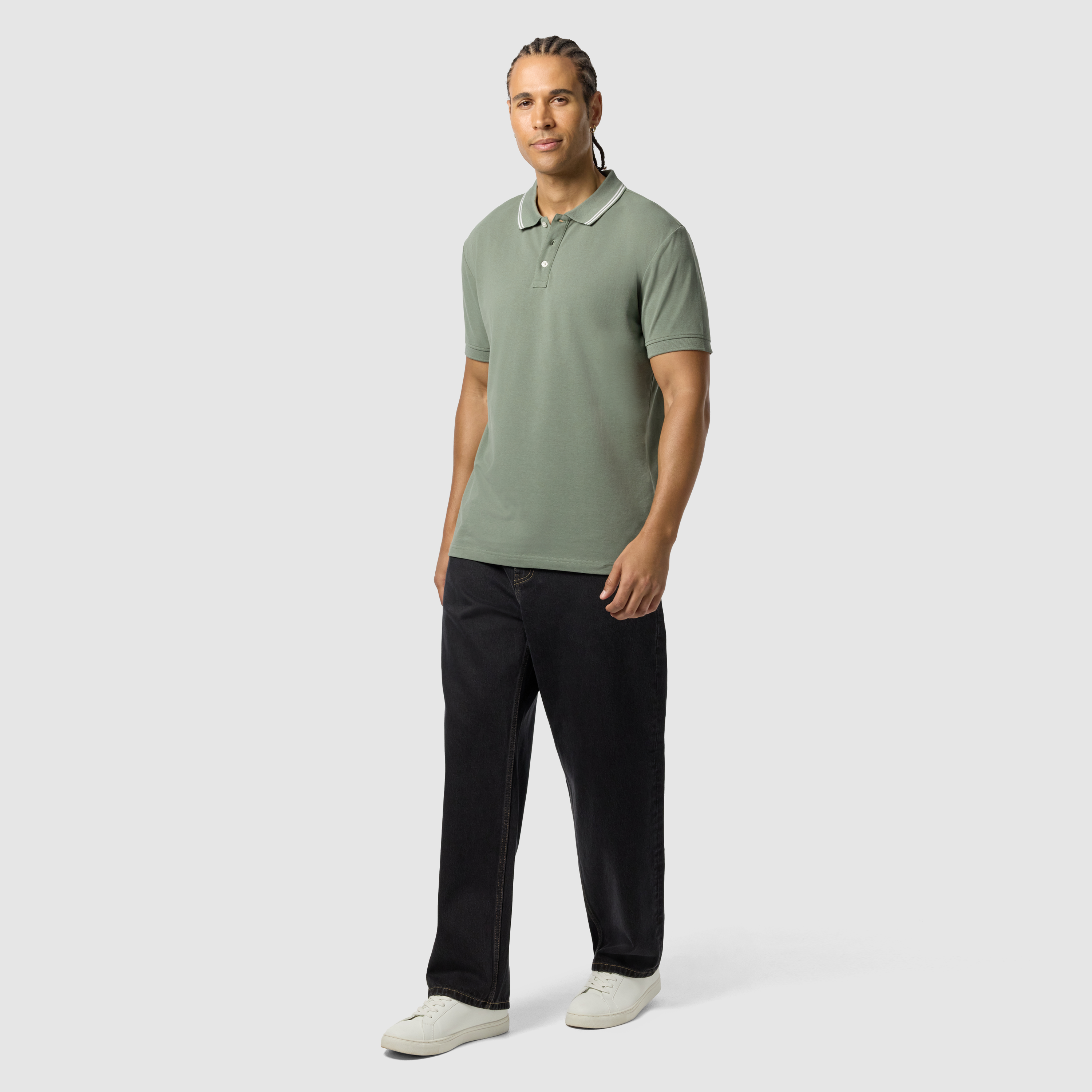 Green Hogan Cotton Blend Polo Shirt