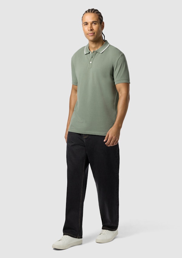 Green Hogan Cotton Blend Polo Shirt