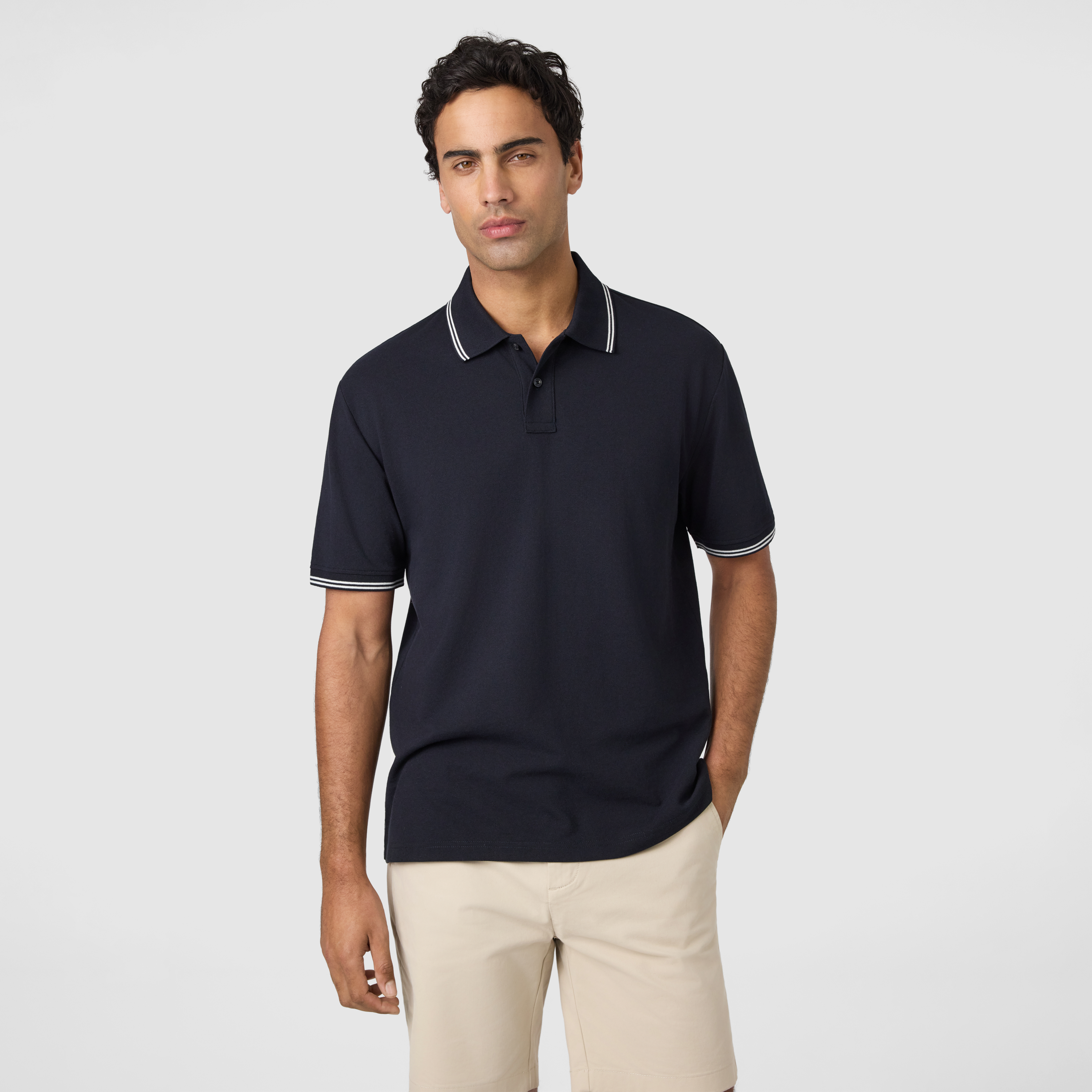 Hogan Cotton Blend Polo Shirt