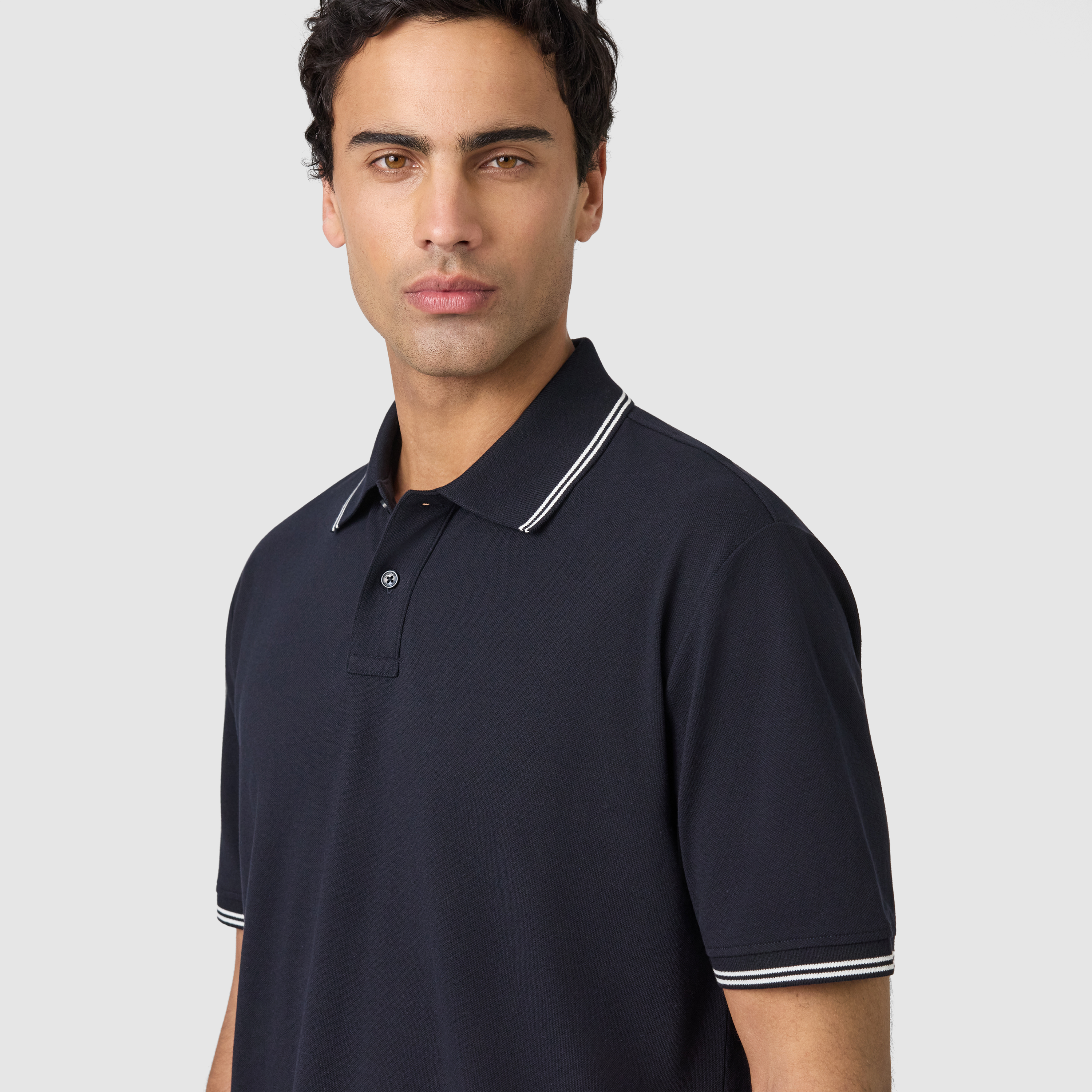 Hogan Cotton Blend Polo Shirt