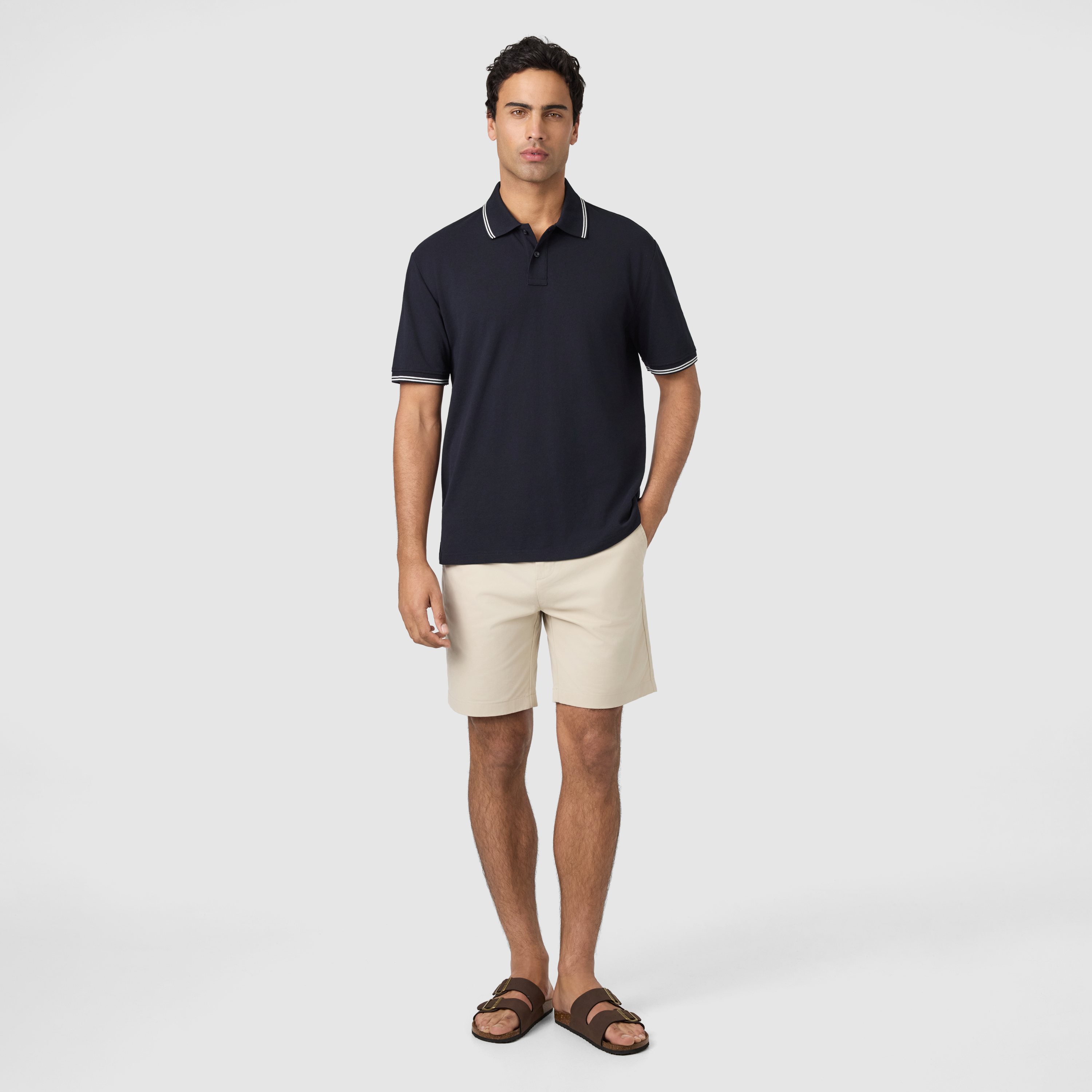 Hogan Cotton Blend Polo Shirt