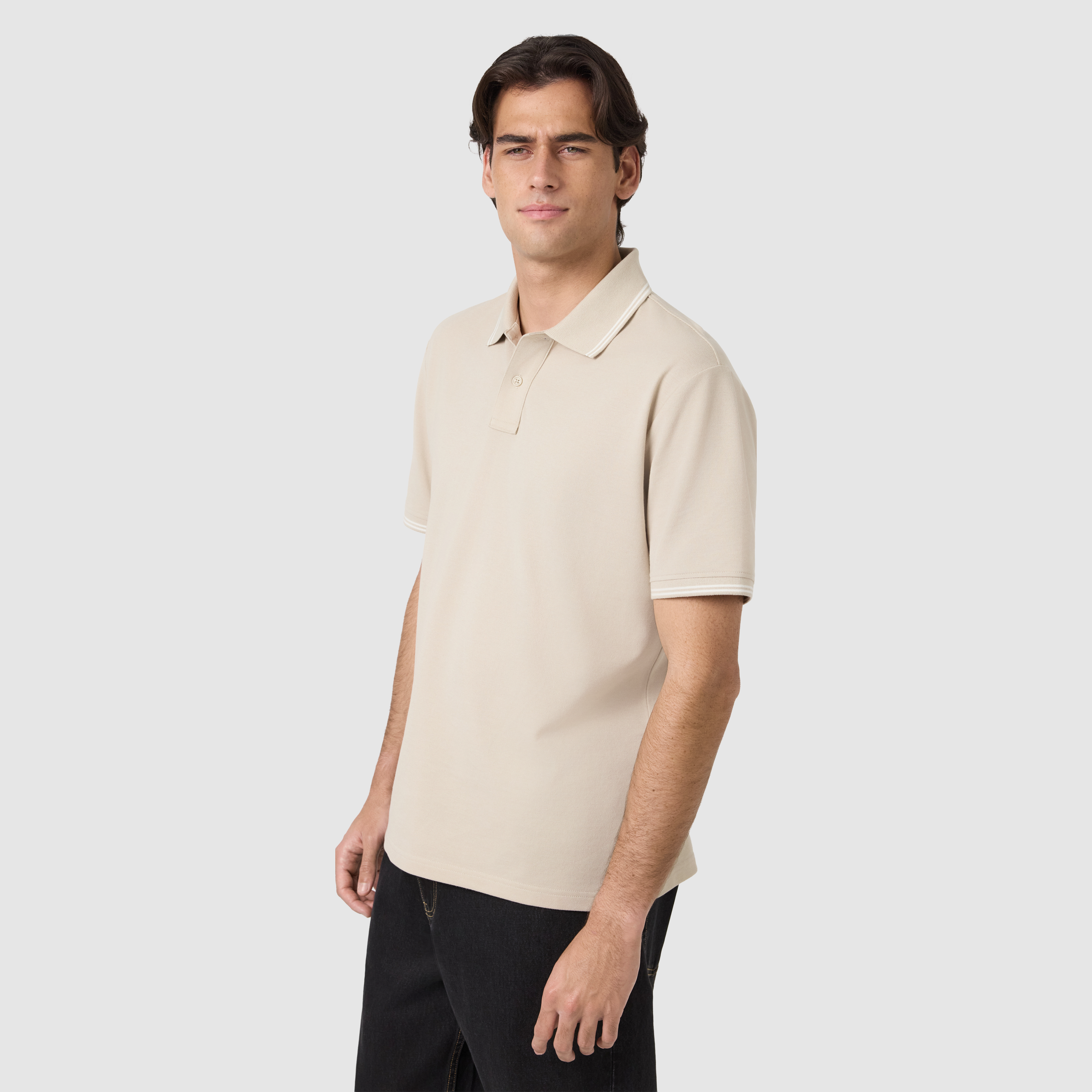 Stone Hogan Cotton Blend Polo Shirt