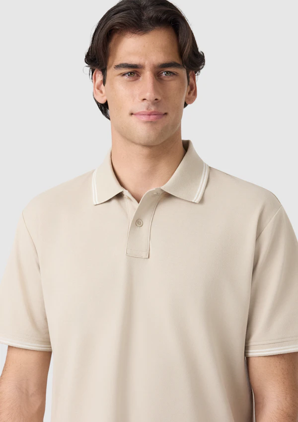Stone Hogan Cotton Blend Polo Shirt