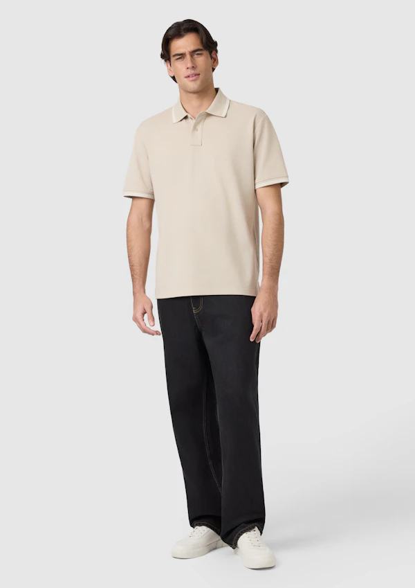 Stone Hogan Cotton Blend Polo Shirt