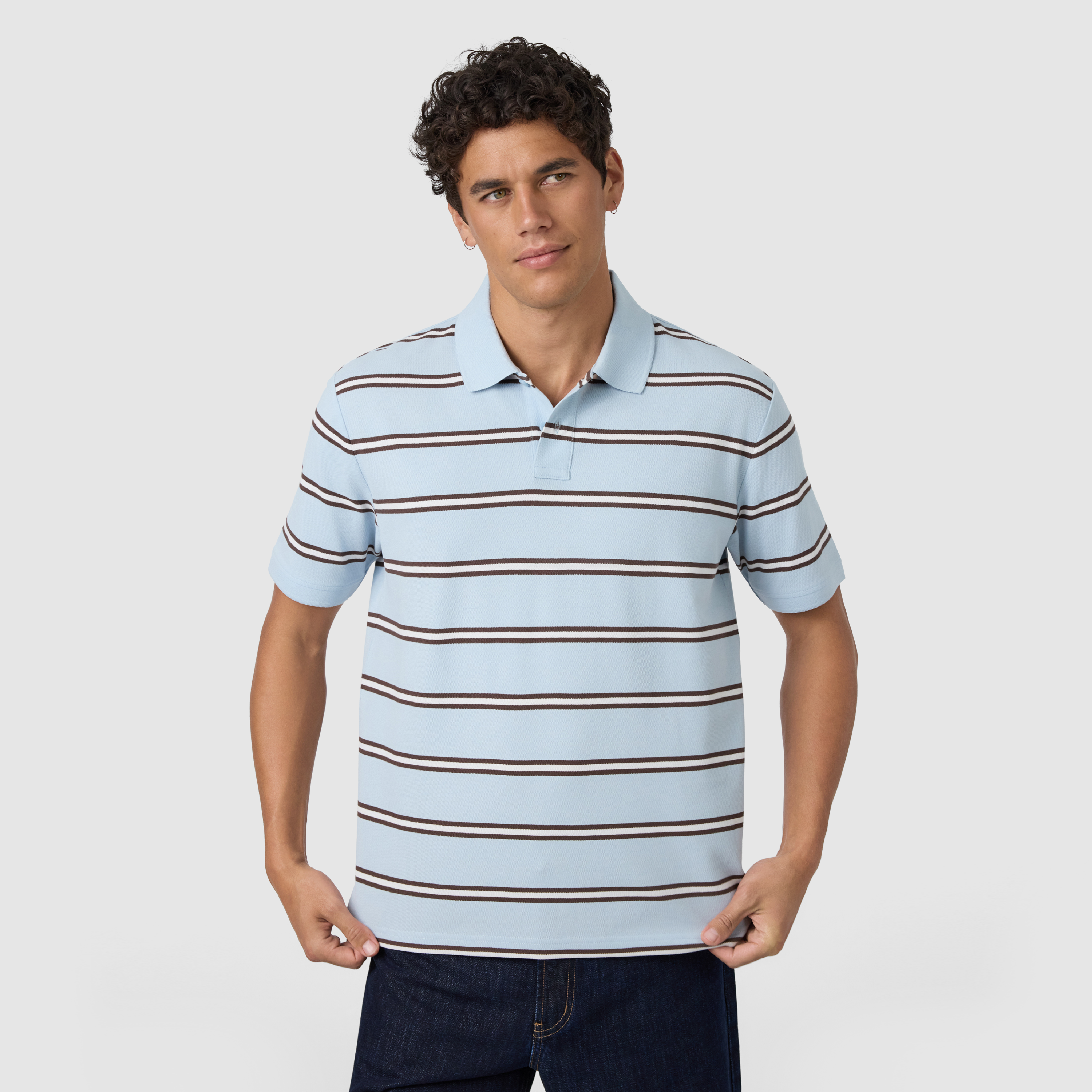 Gabriel Cotton Blend Polo Shirt
