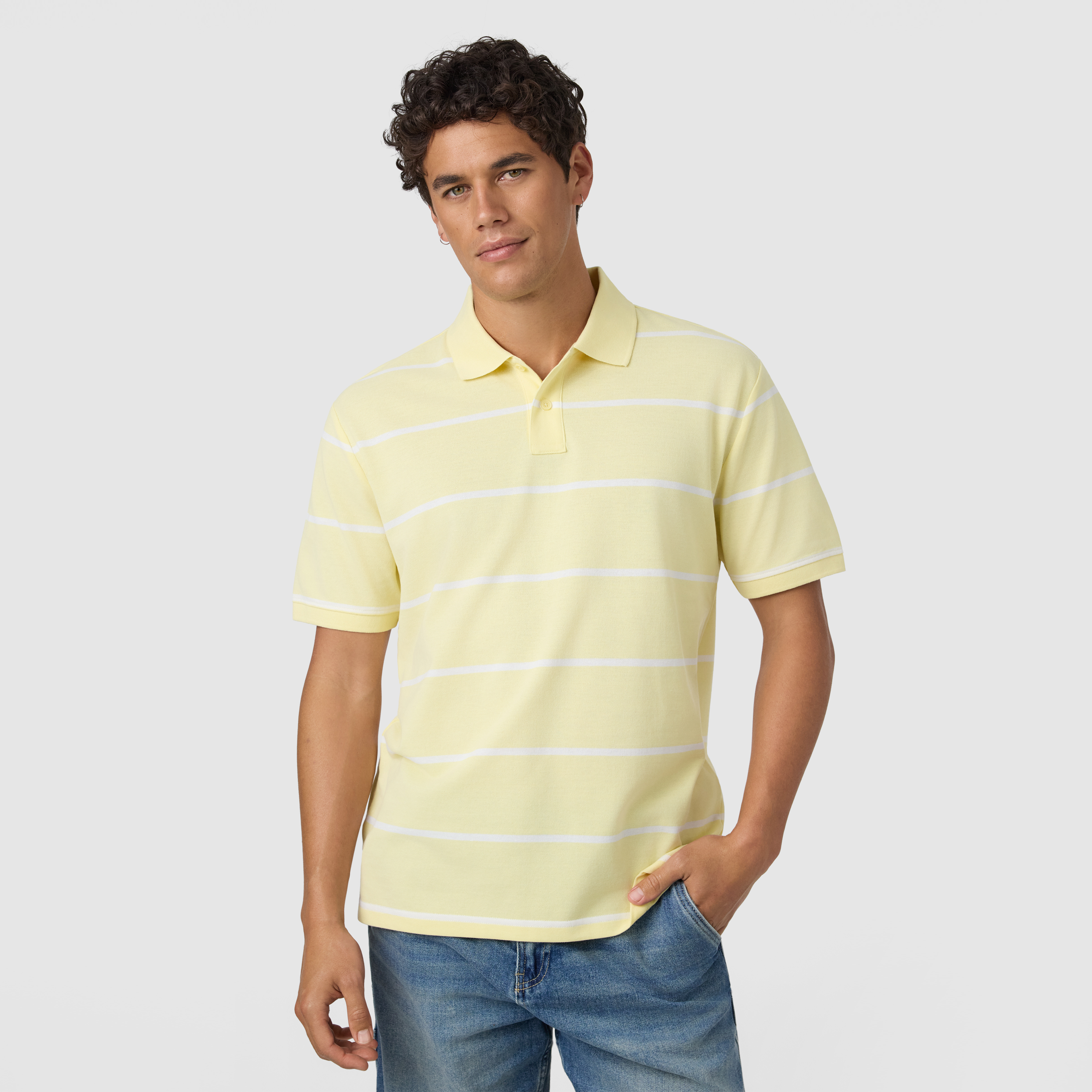 Chandler Relaxed Stripe Polo Shirt