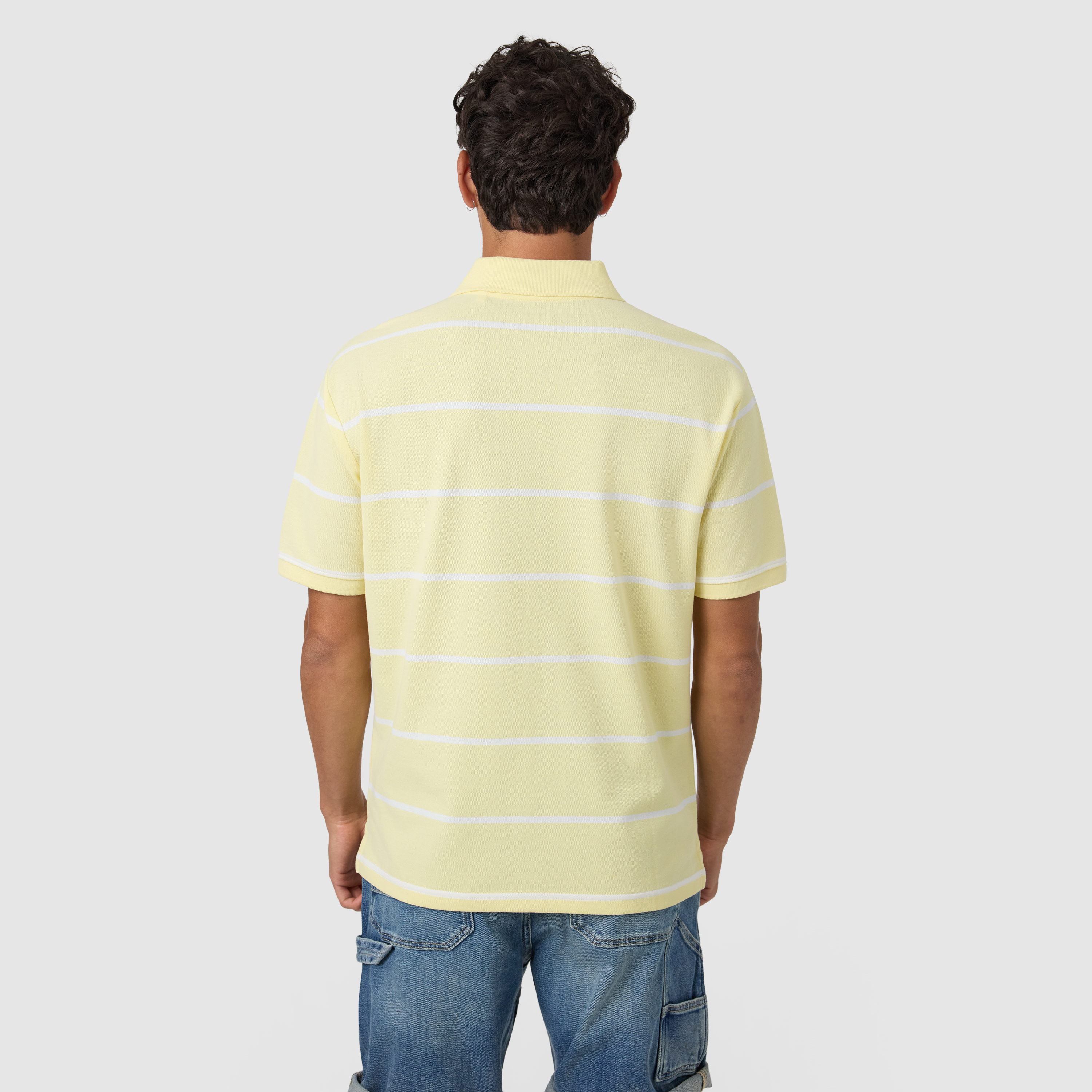 Yellow Chandler Relaxed Stripe Polo Shirt
