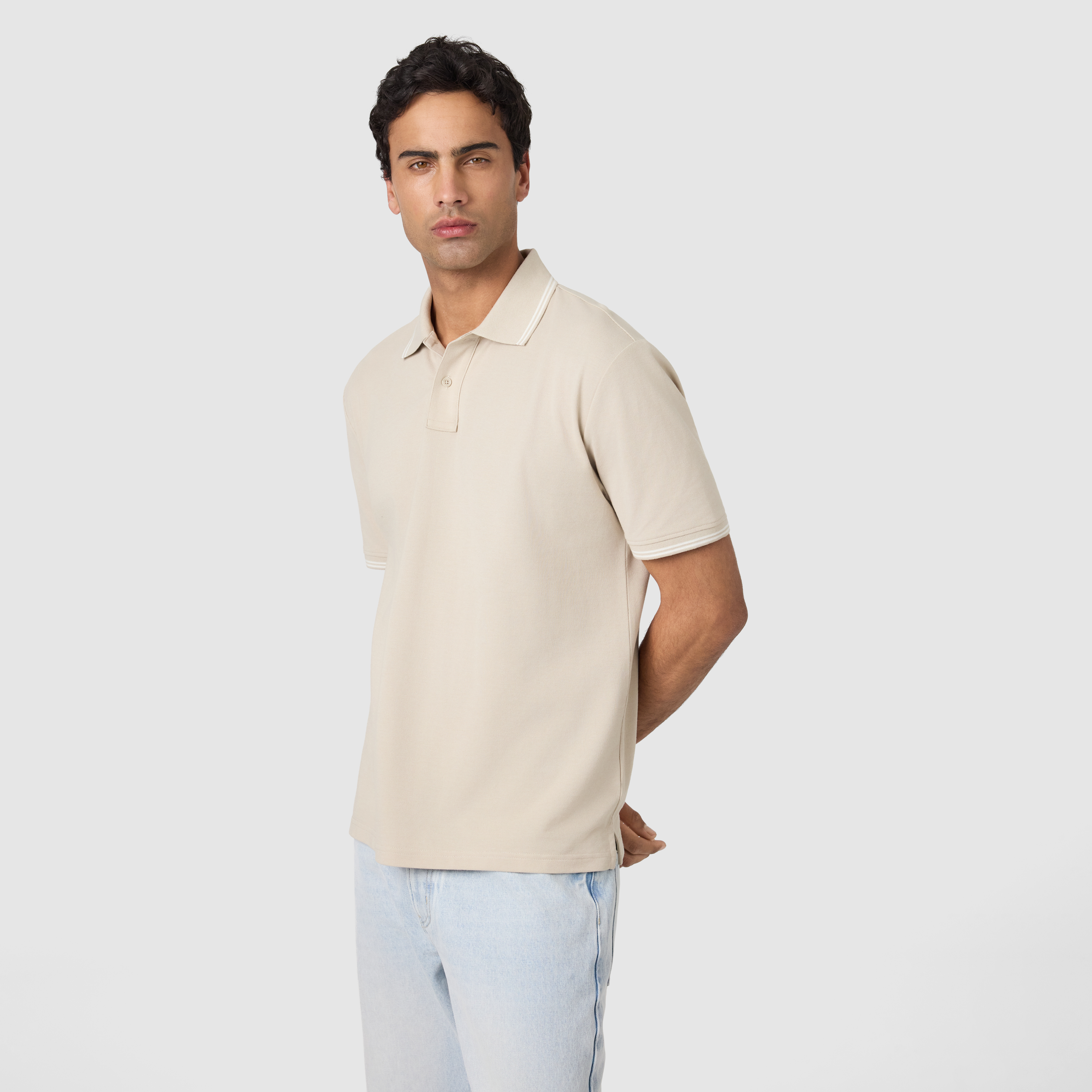 Stone Riley Relaxed Polo Shirt