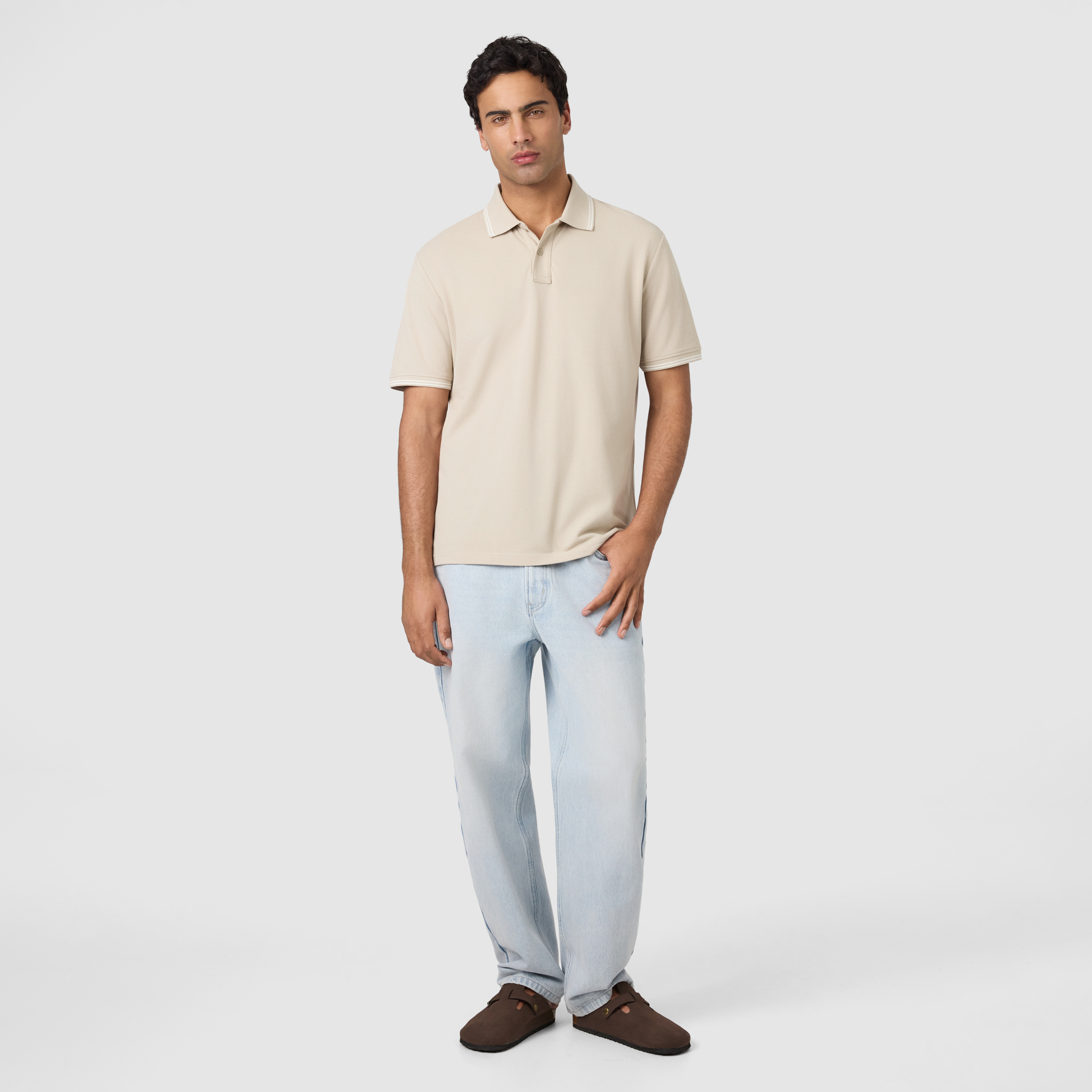 Stone Riley Relaxed Polo Shirt