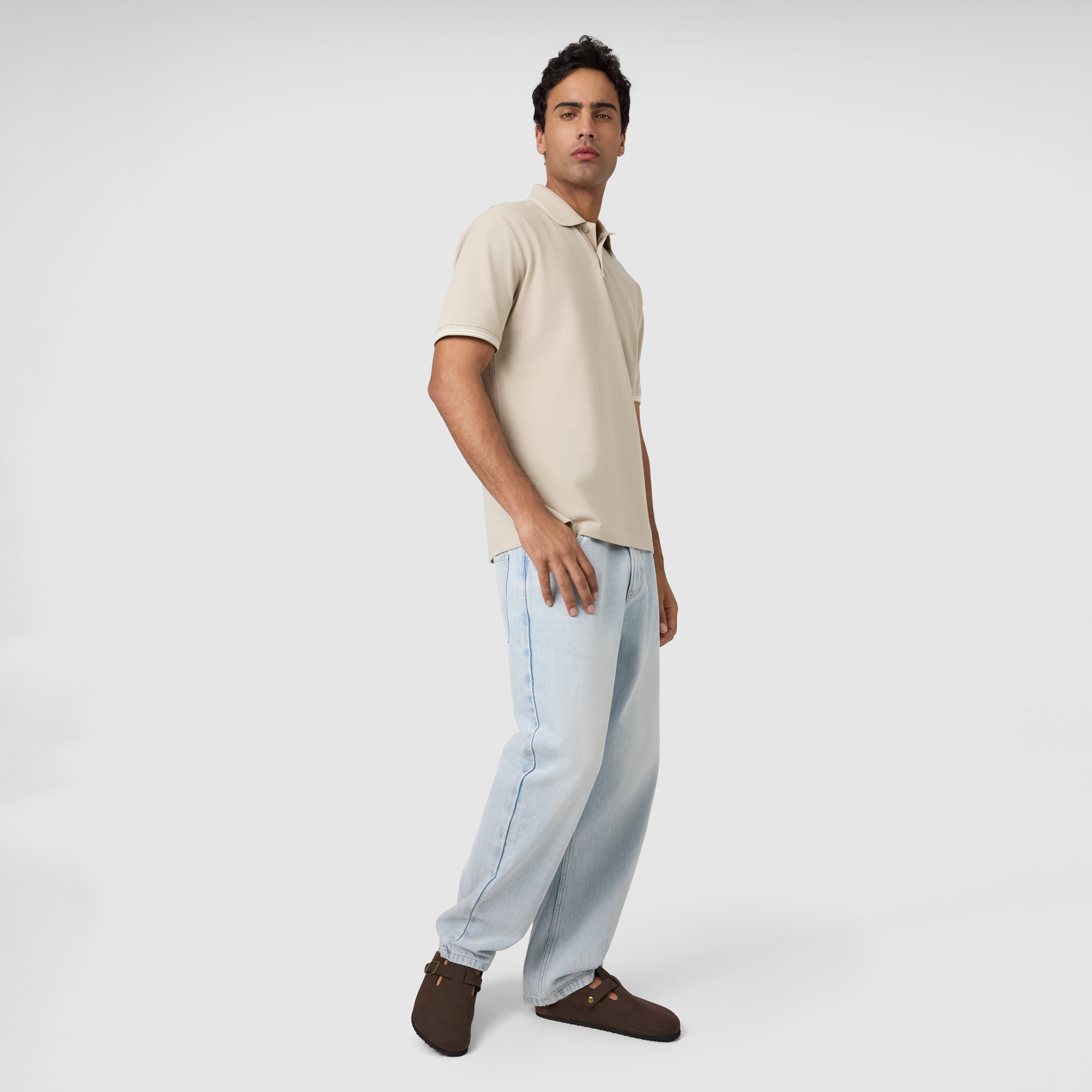 Stone Riley Relaxed Polo Shirt