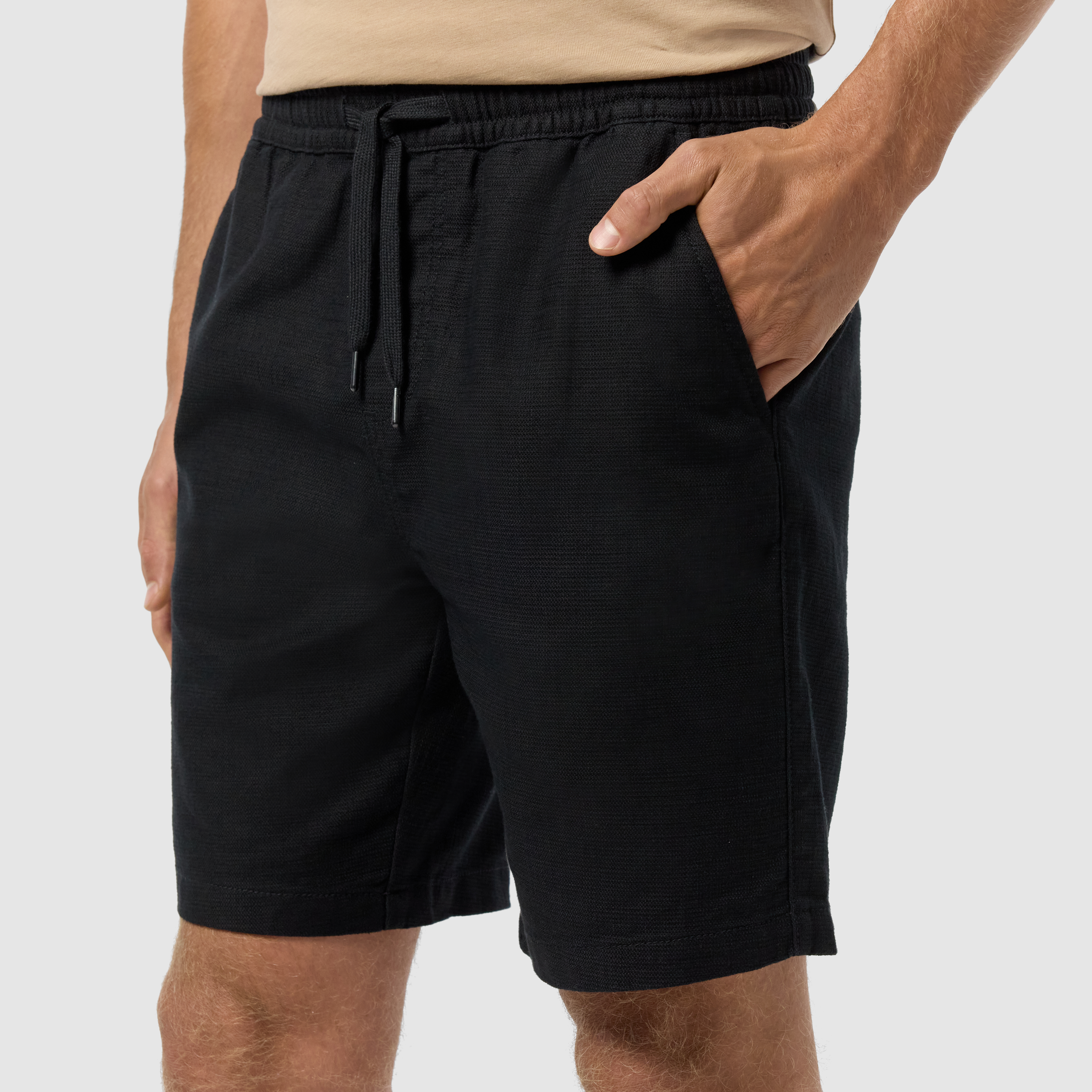 Black Kai Textured Volley Short