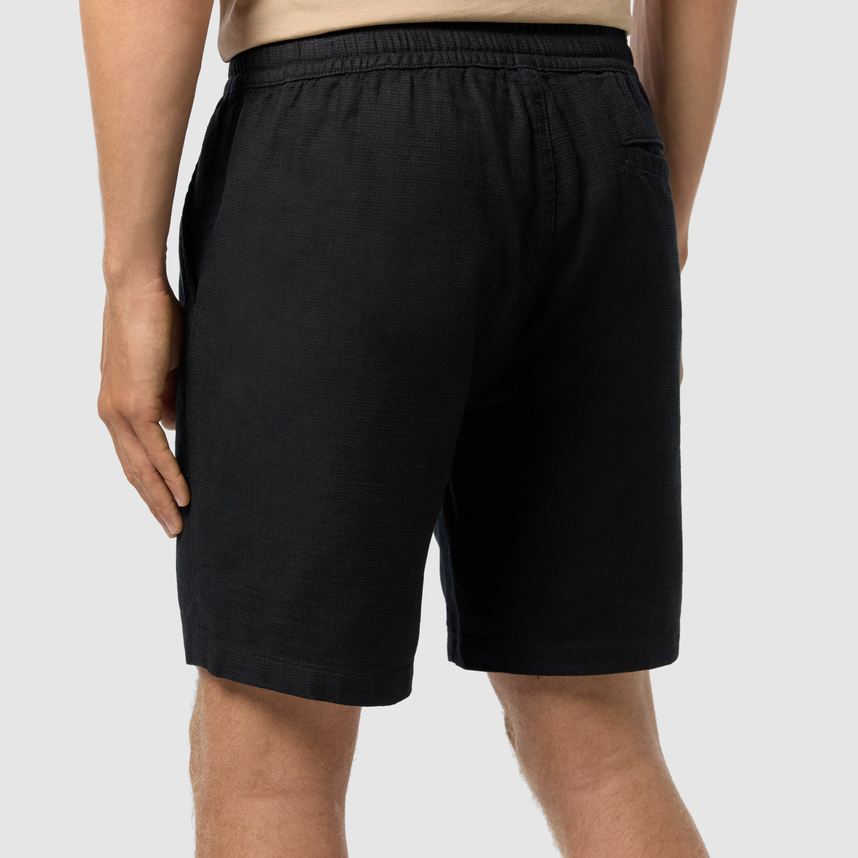 Black Kai Textured Volley Short