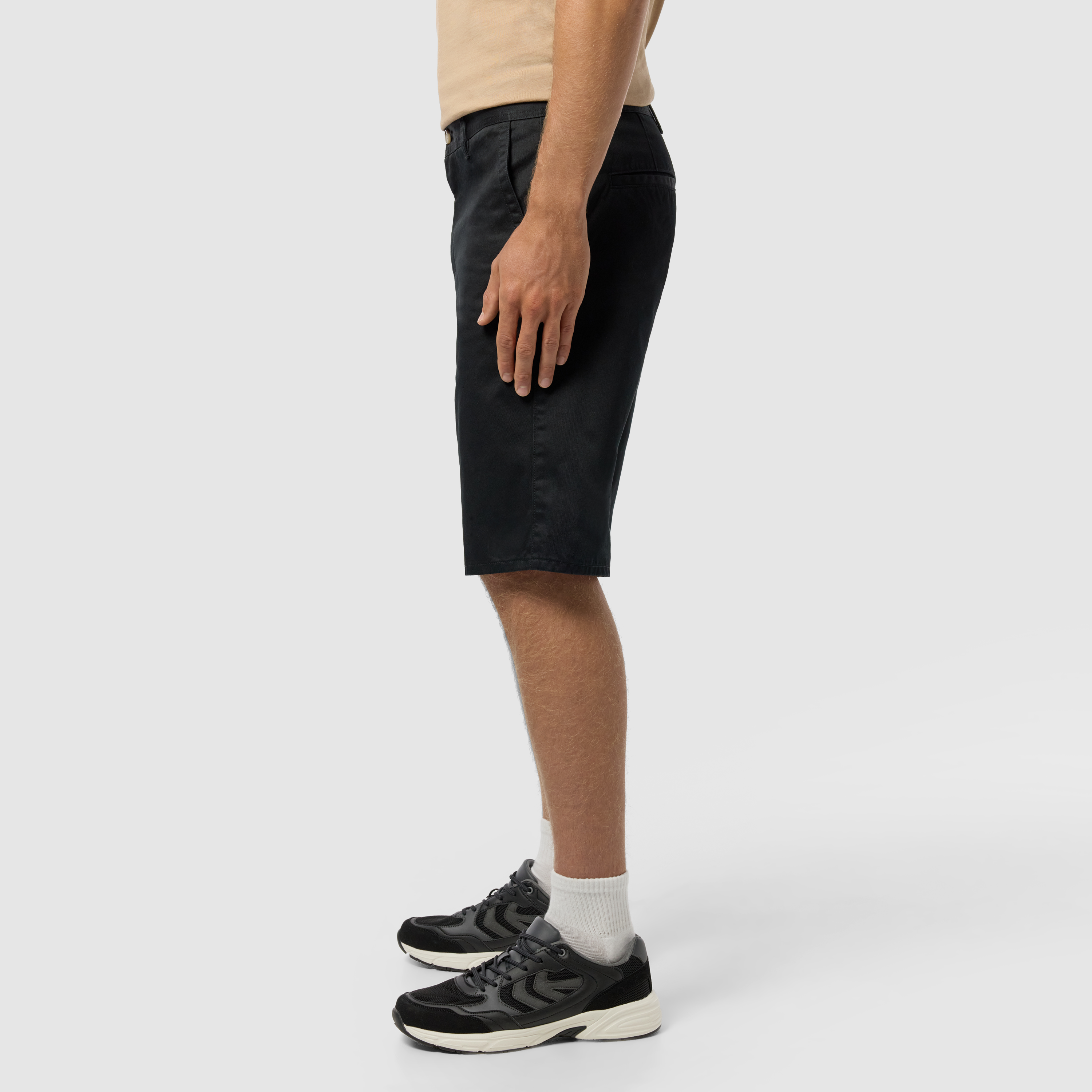 Black Dixon Relaxed Chino Short