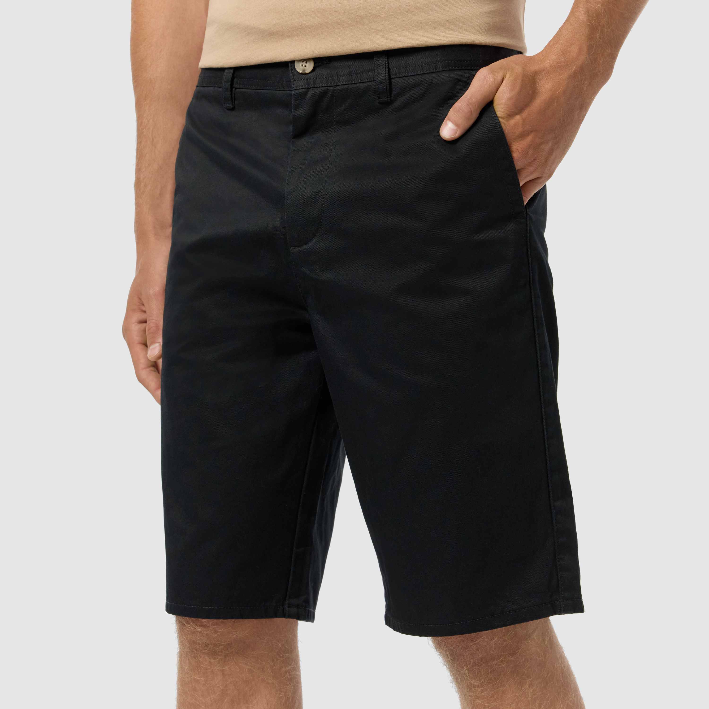 Black Dixon Relaxed Chino Short