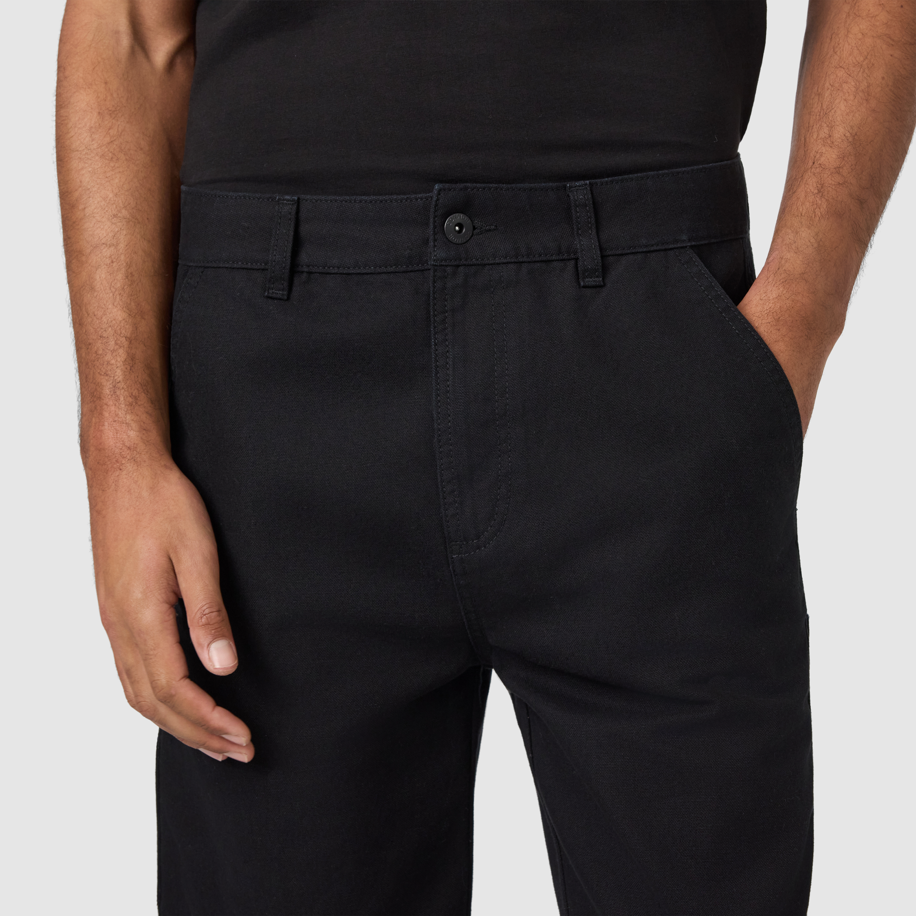 Black Nate Relaxed Carpenter Short