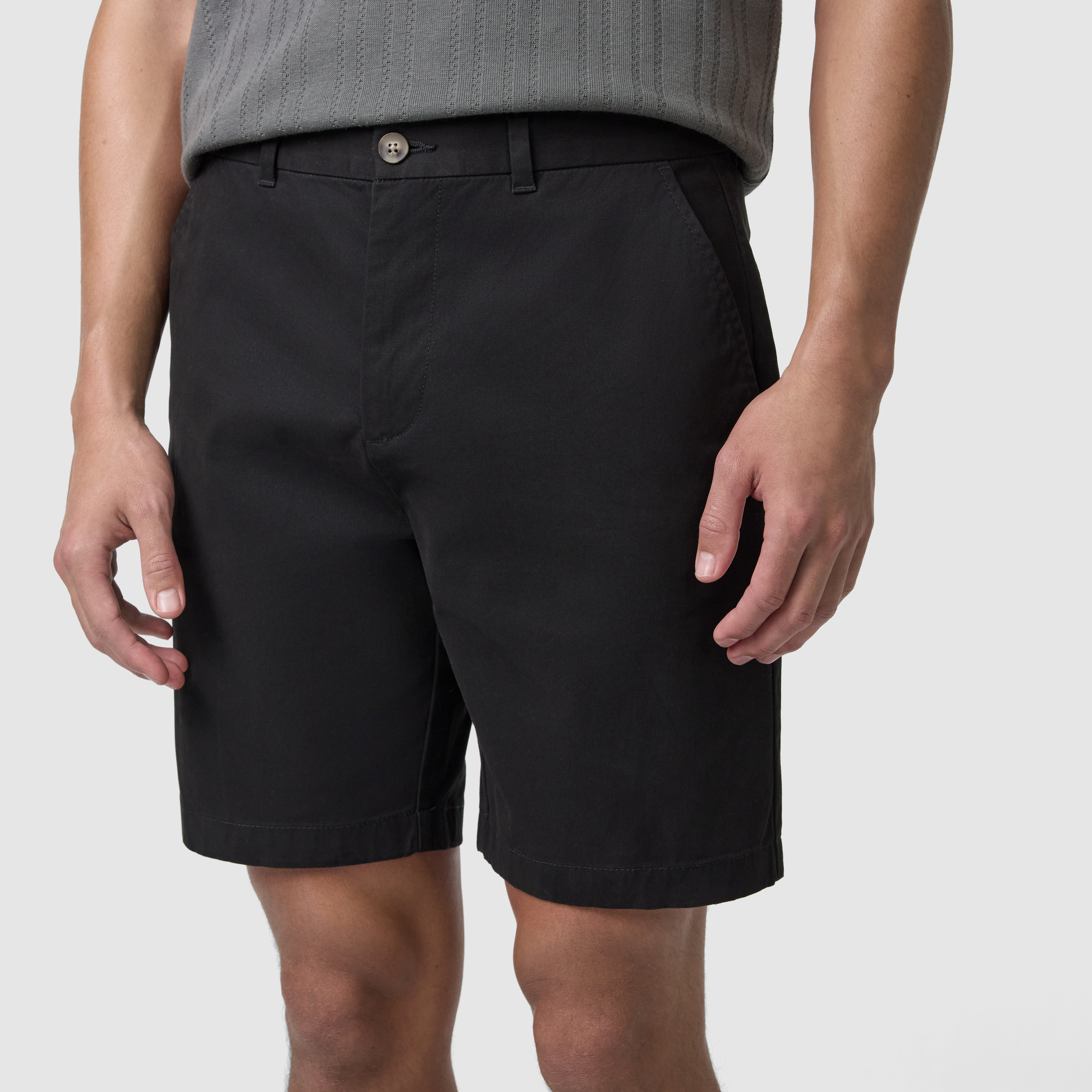 Black Cairns Stretch Chino Short
