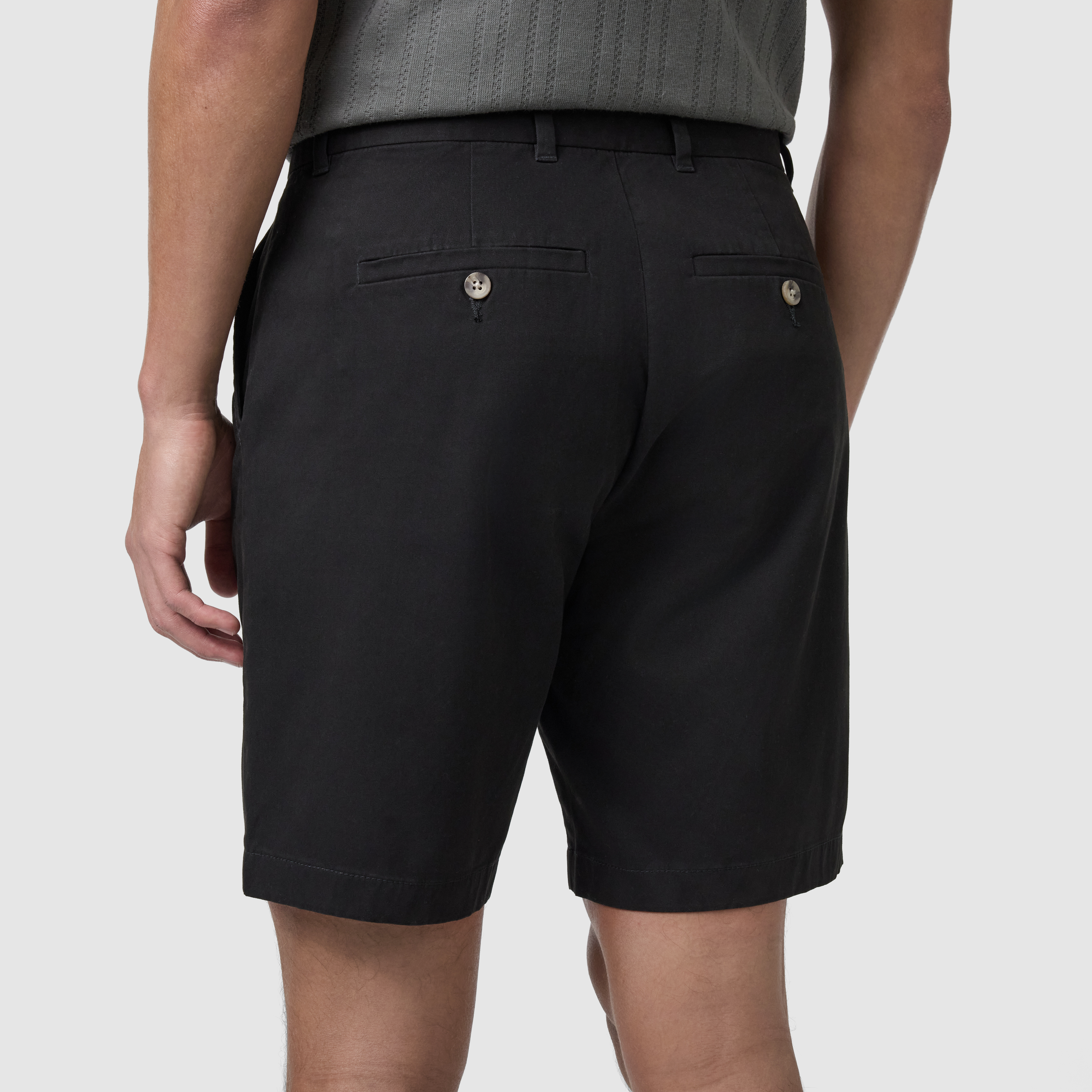 Black Cairns Stretch Chino Short