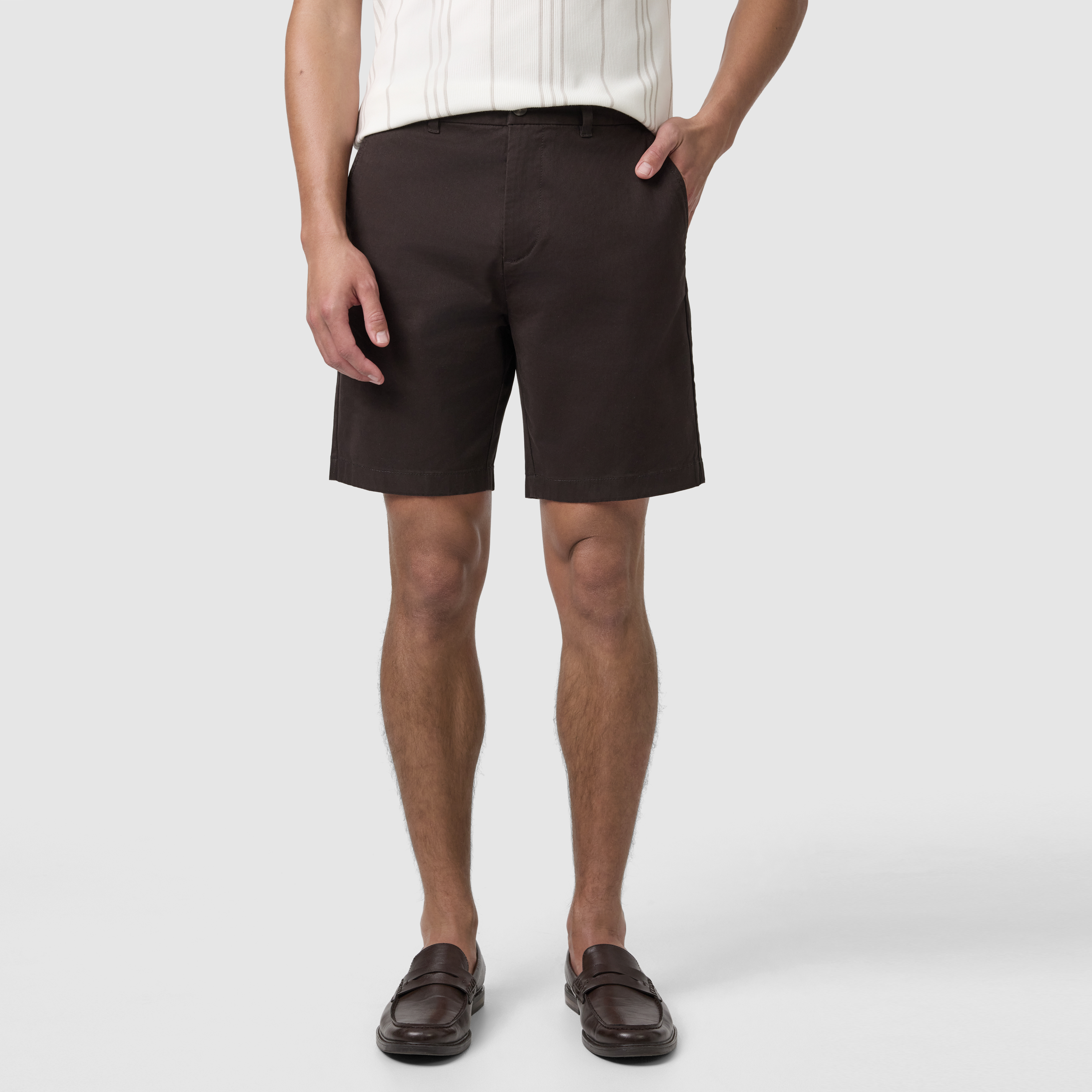 Chocolate Cairns Stretch Chino Short
