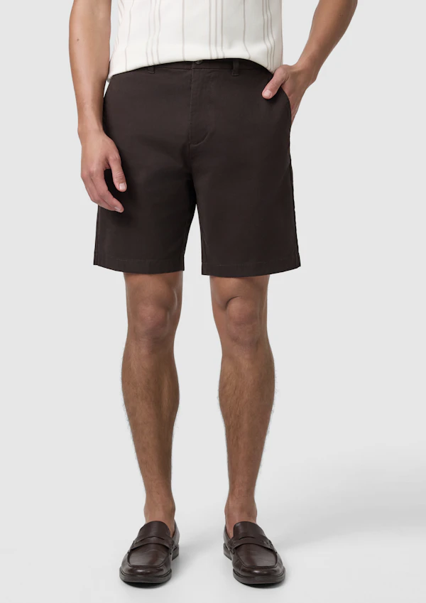 Chocolate Cairns Stretch Chino Short