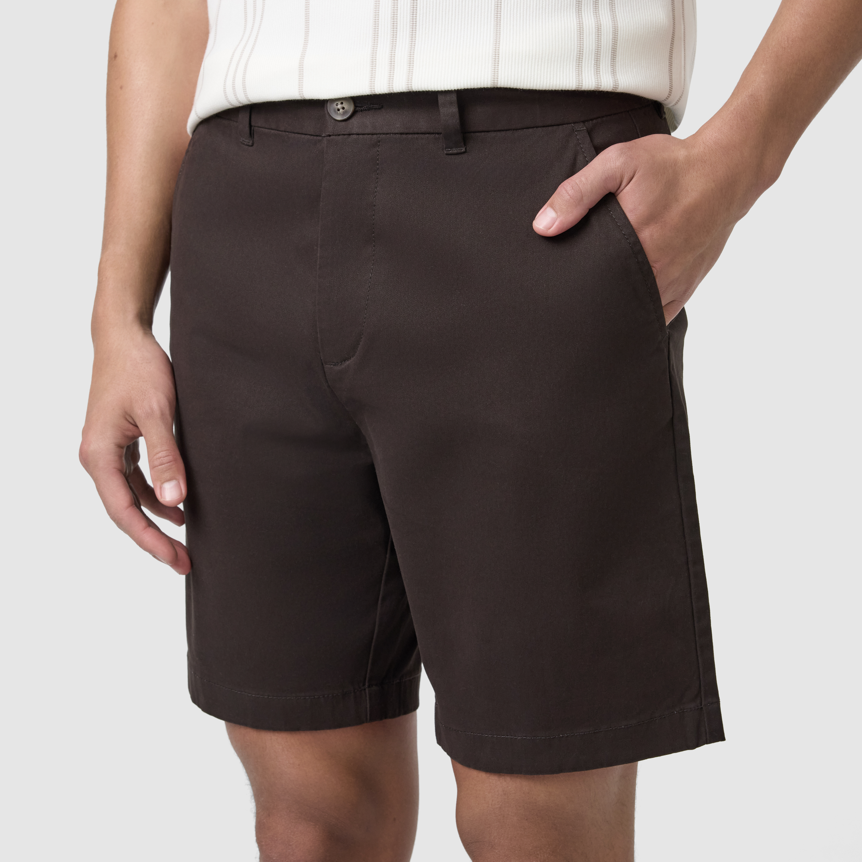 Chocolate Cairns Stretch Chino Short