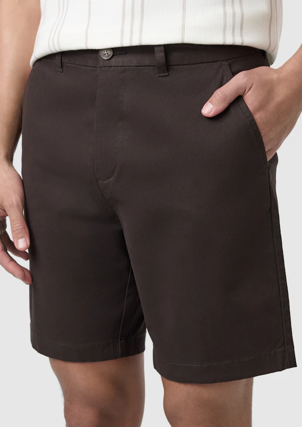 Chocolate Cairns Stretch Chino Short