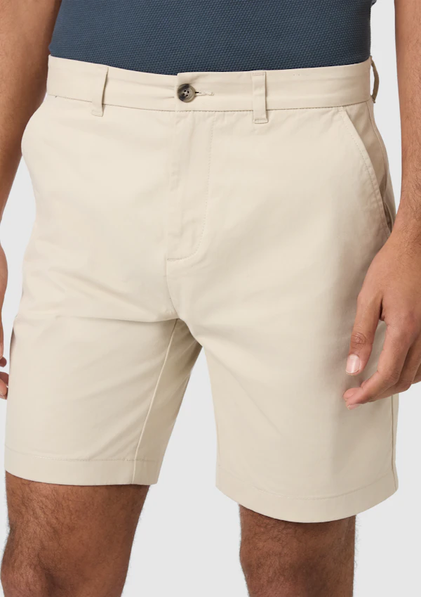 Ecru Cairns Stretch Chino Short