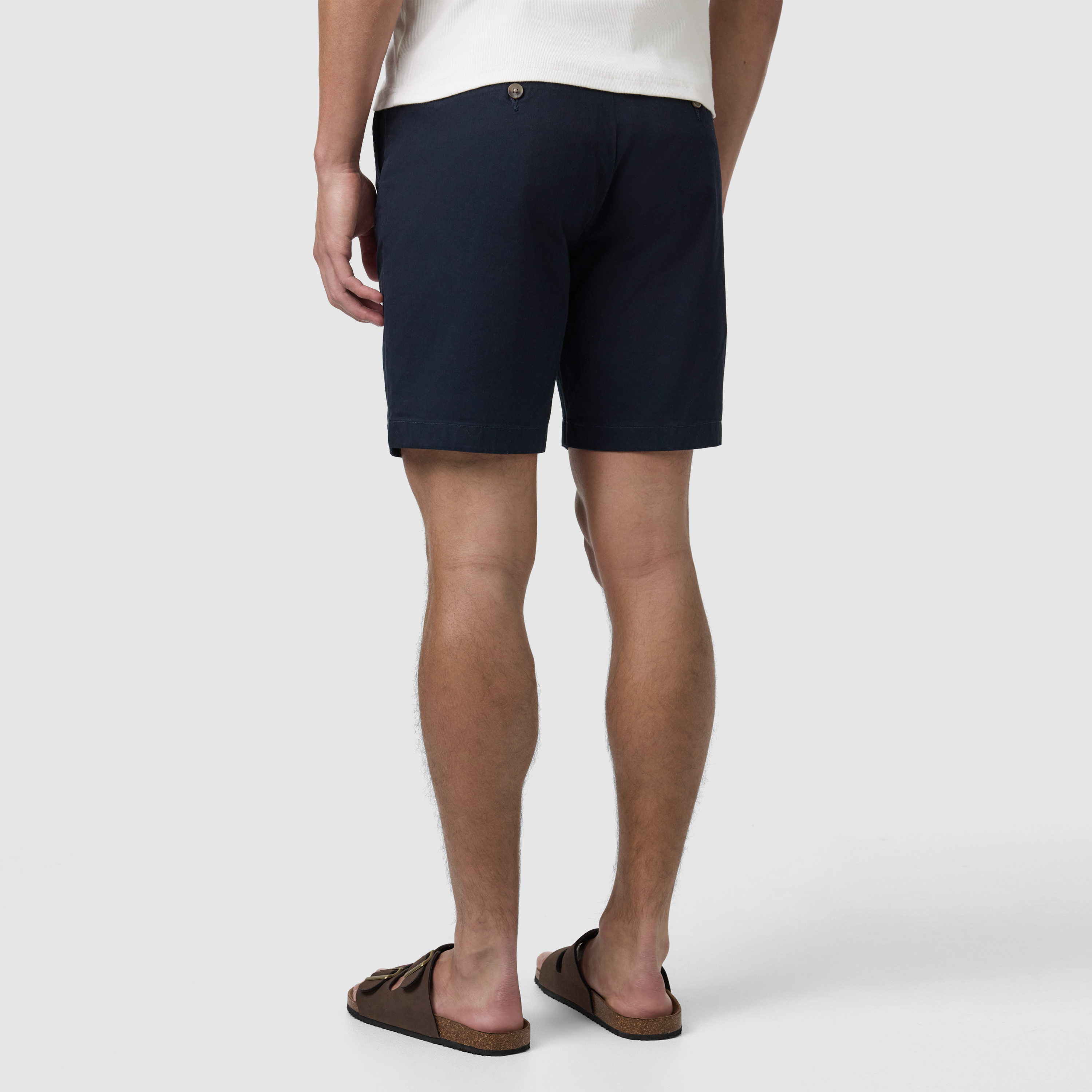 Navy Cairns Stretch Chino Short