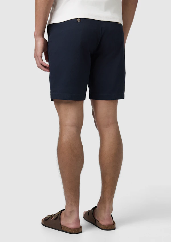 Navy Cairns Stretch Chino Short