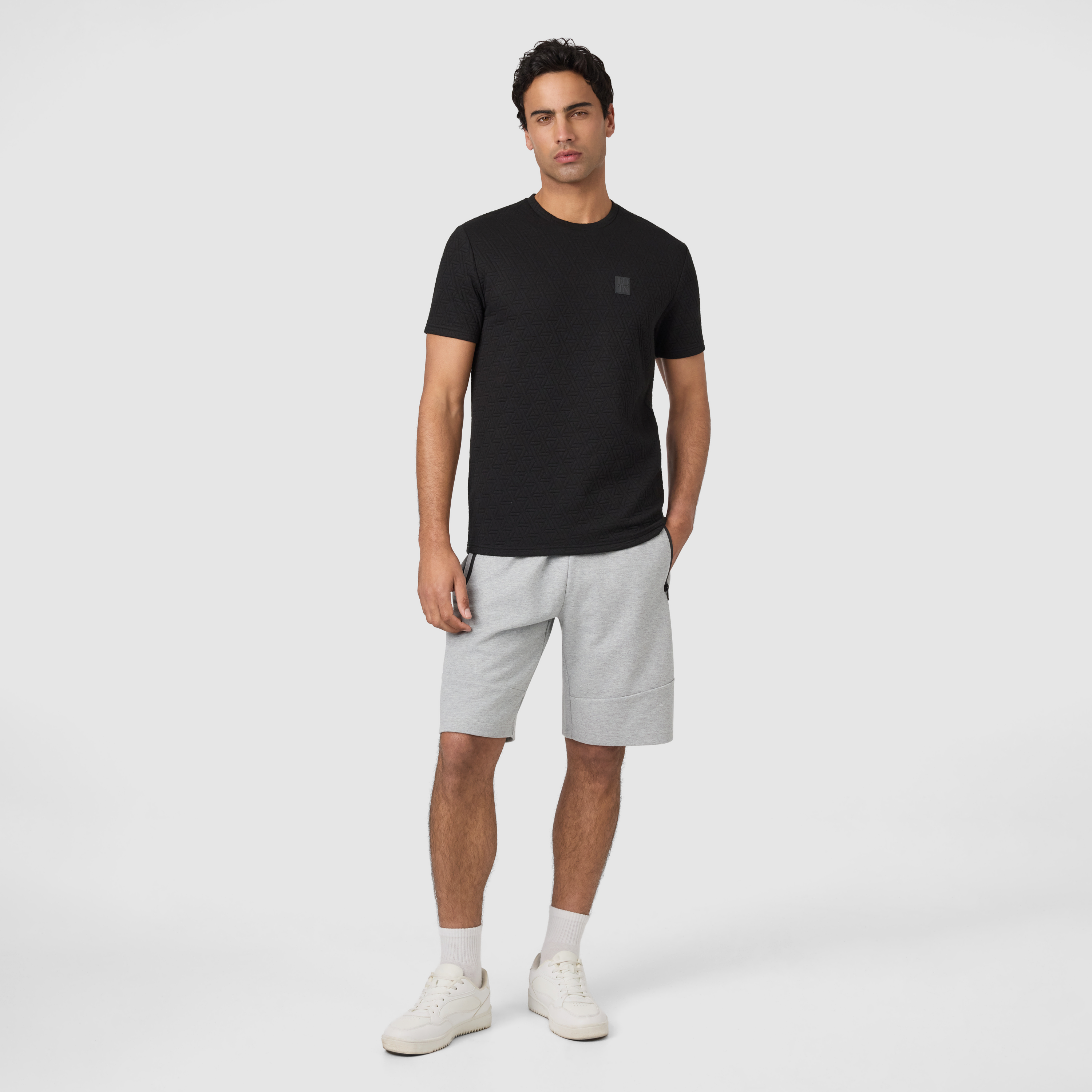 Grey Marle Dnmrk Relaxed Sweat Short