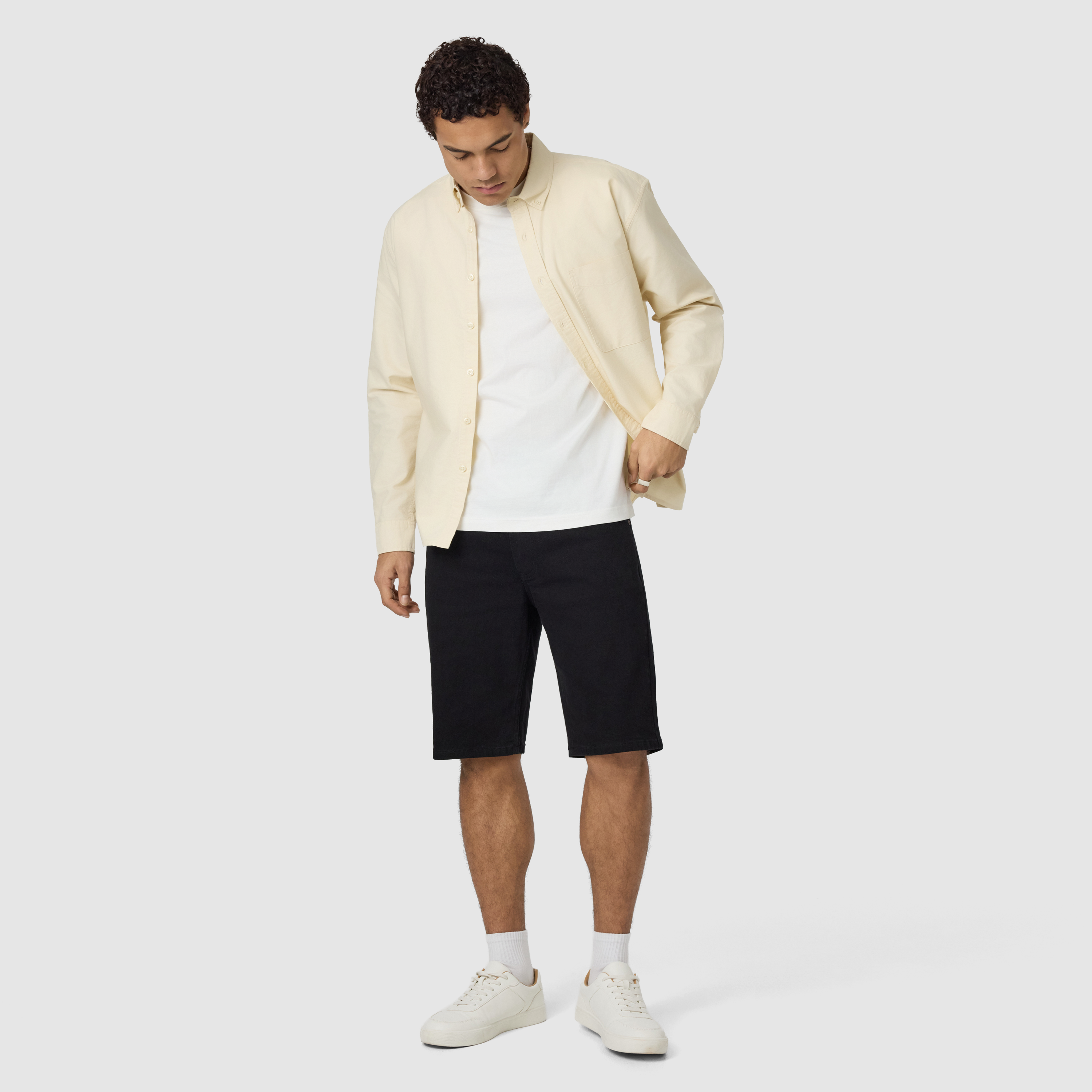 Black Raff Denim Short