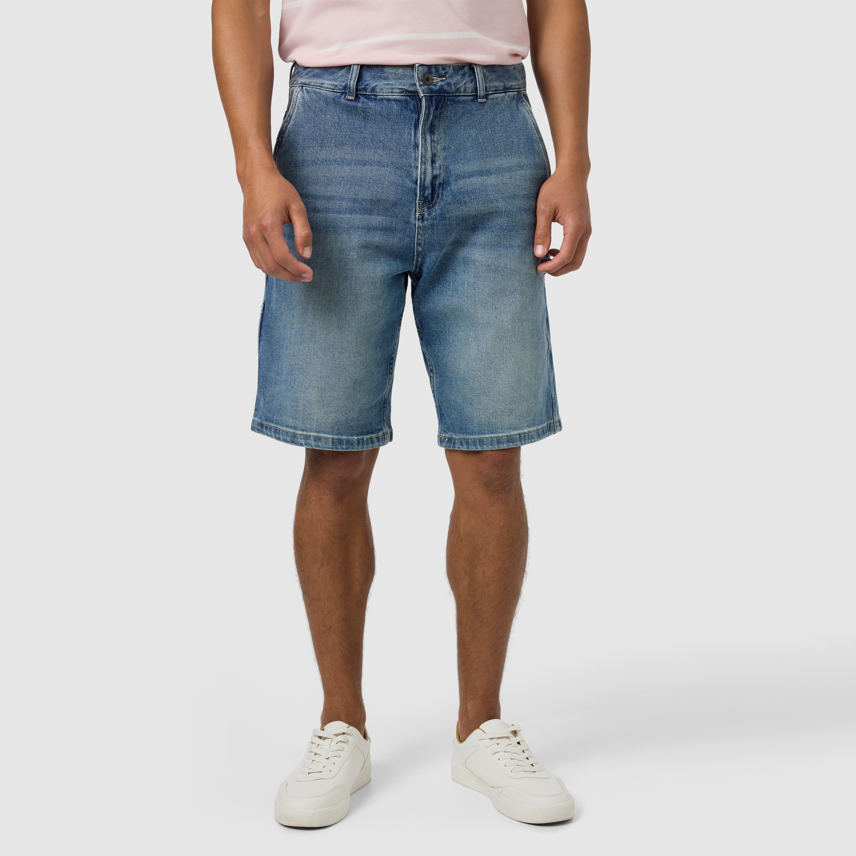 Cash Relaxed Denim Carpenter Short
