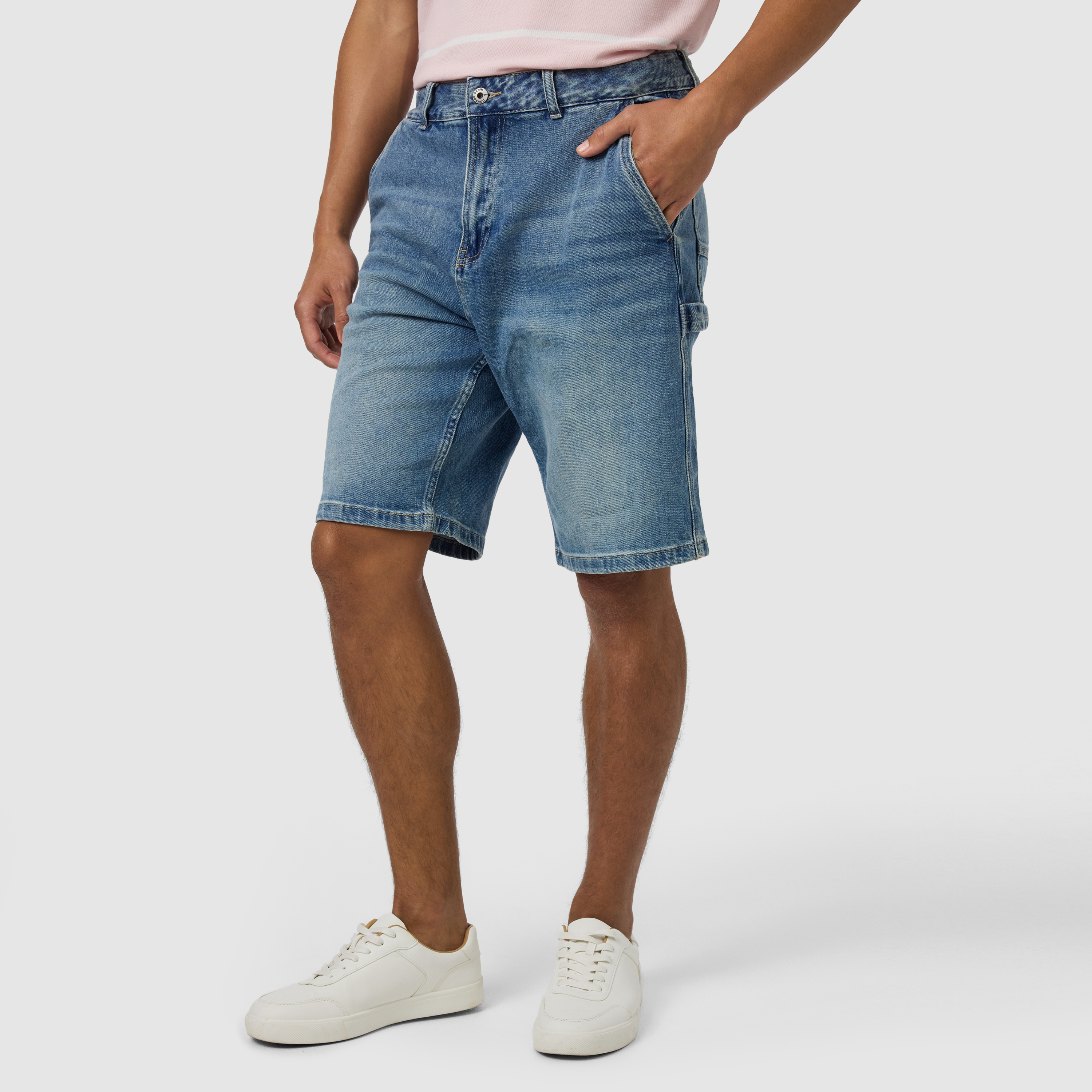 Denim Cash Relaxed Denim Carpenter Short