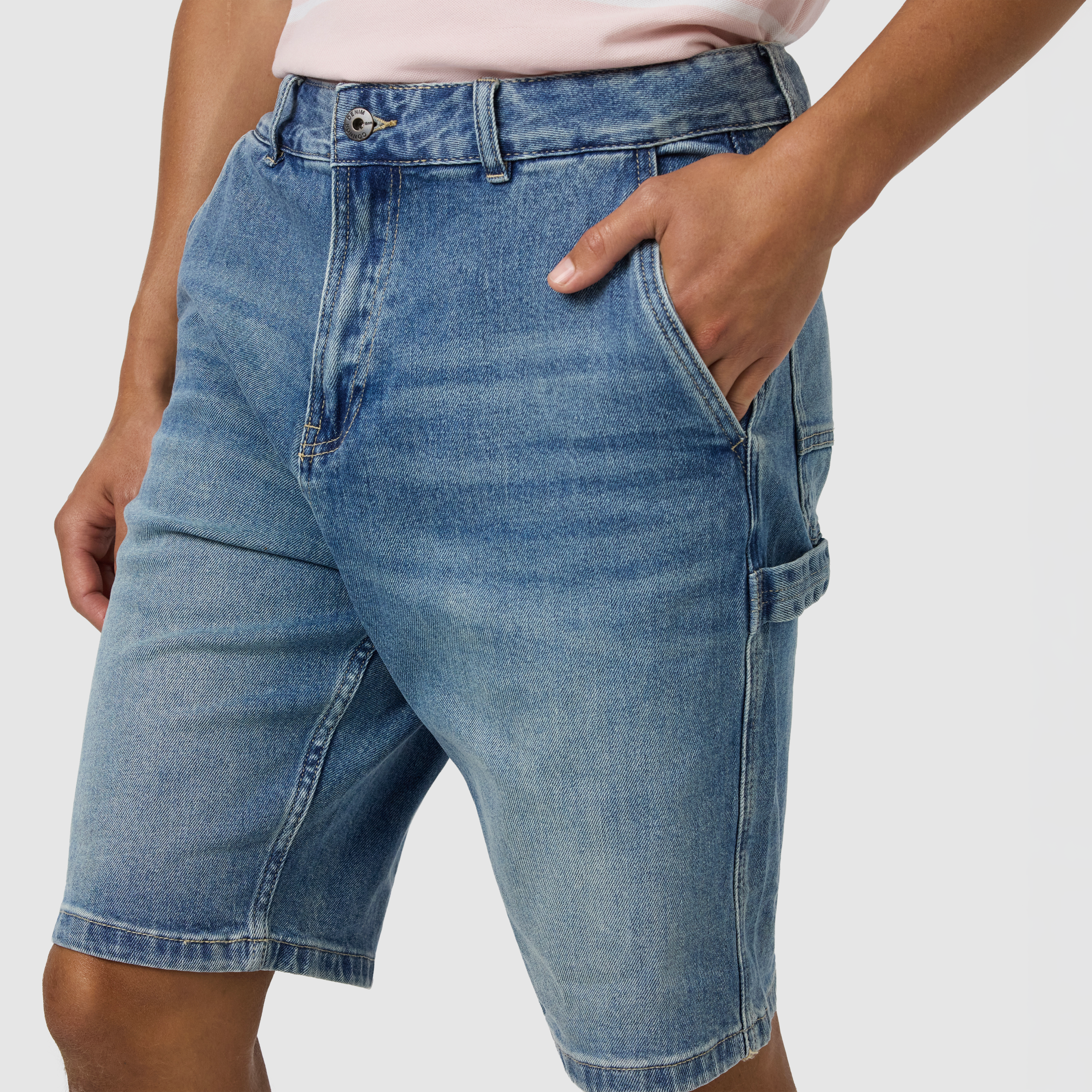Denim Cash Relaxed Denim Carpenter Short