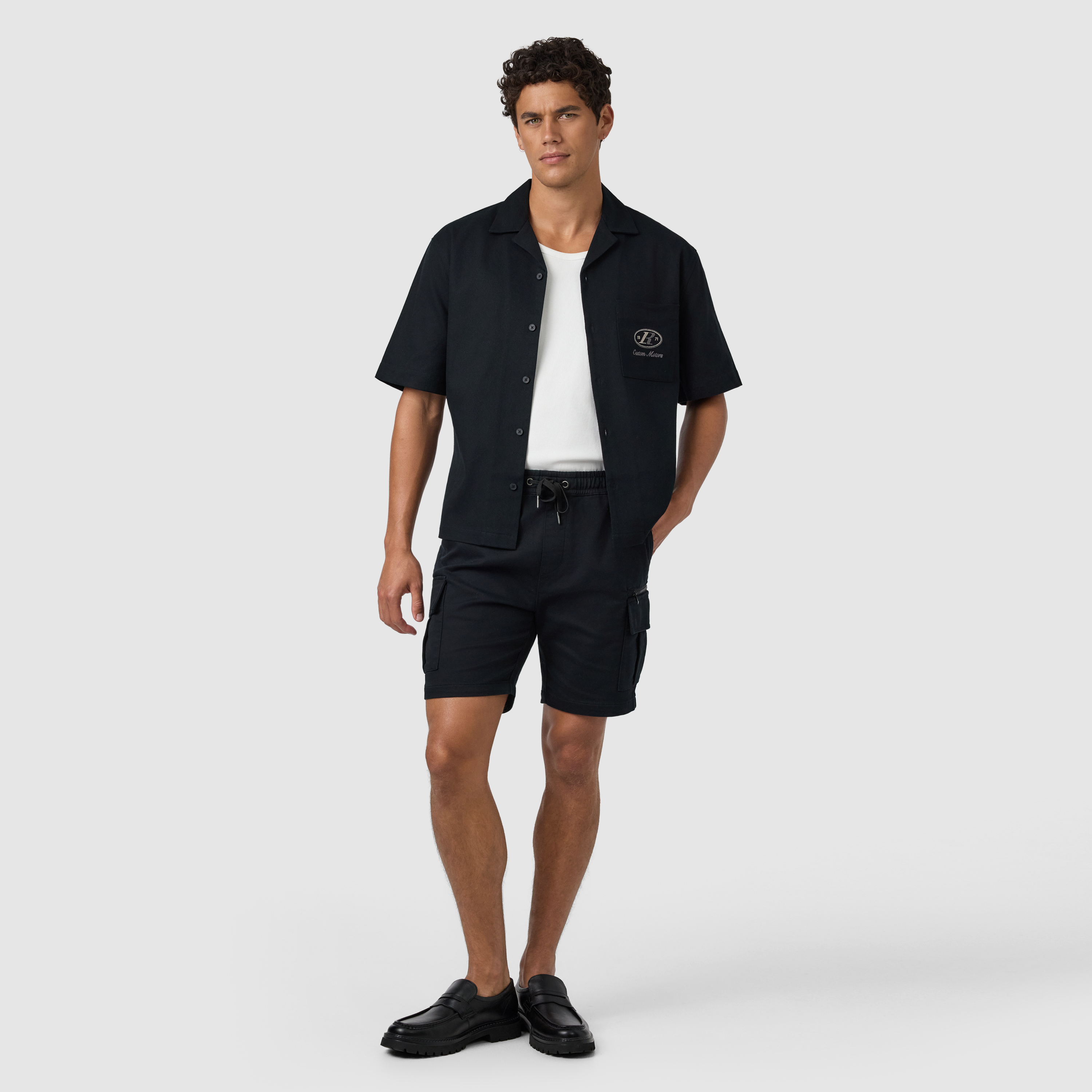 Black Arlo Cargo Short