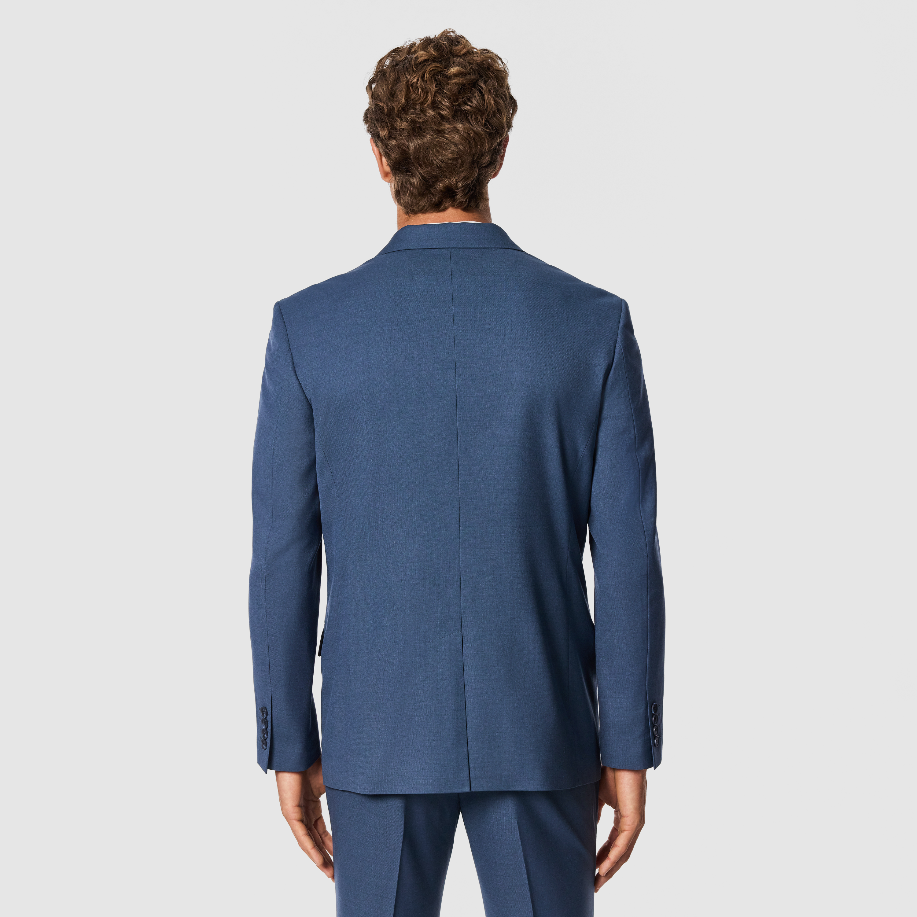  Steel Blue Devon Stretch Slim Suit