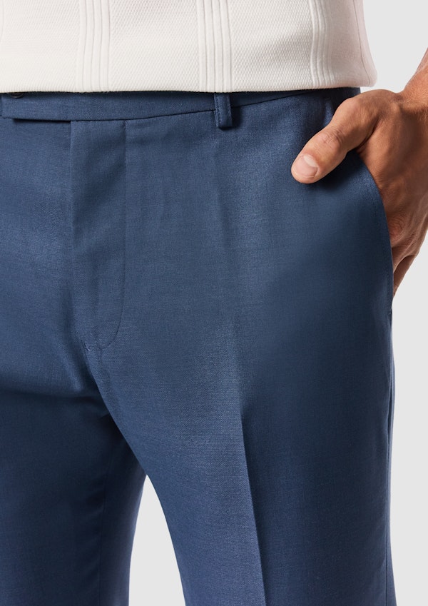 Steel Blue Devon Stretch Slim Suit